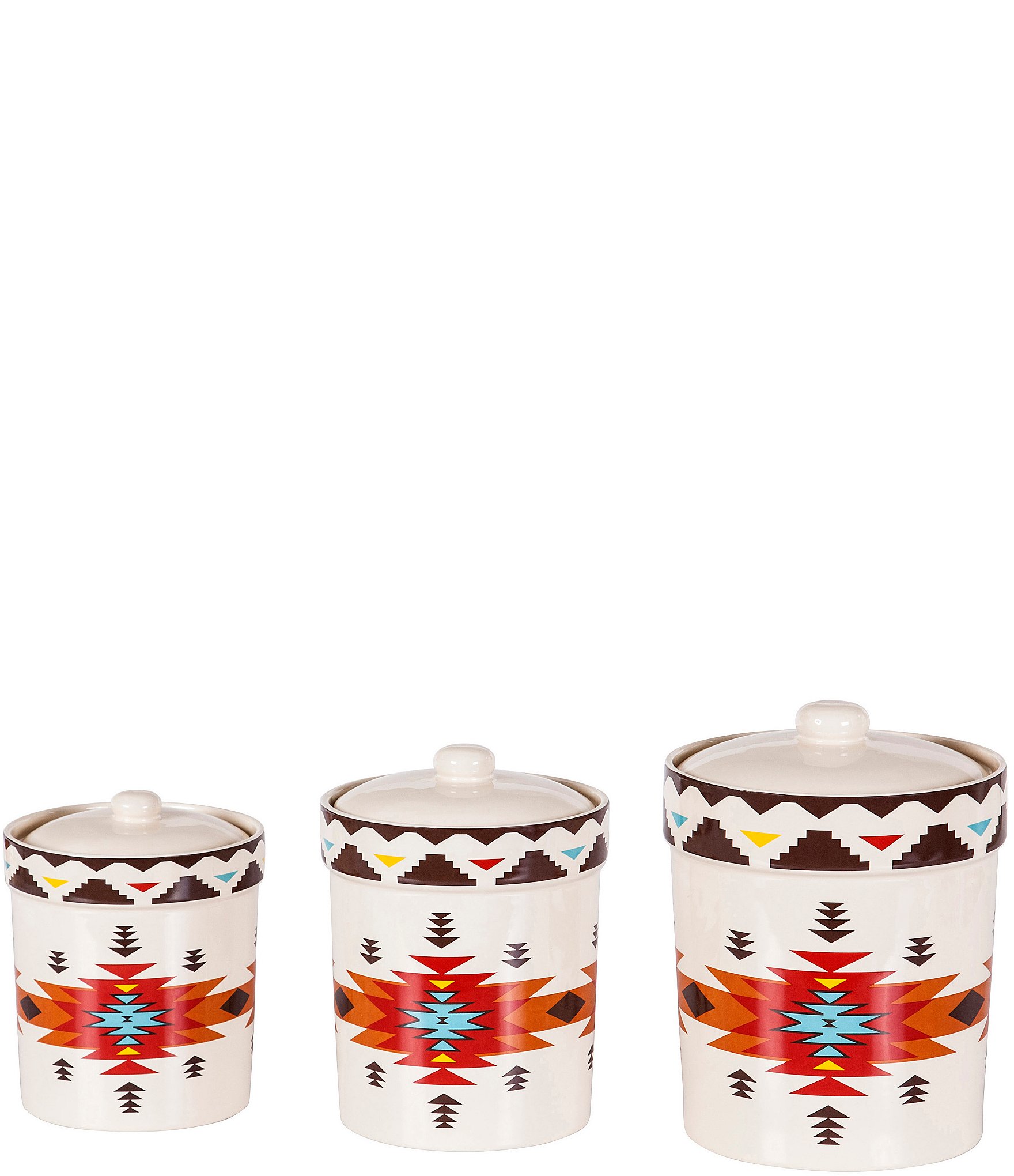 HiEnd Accents  Clearwater Pines Canisters, Set of 3