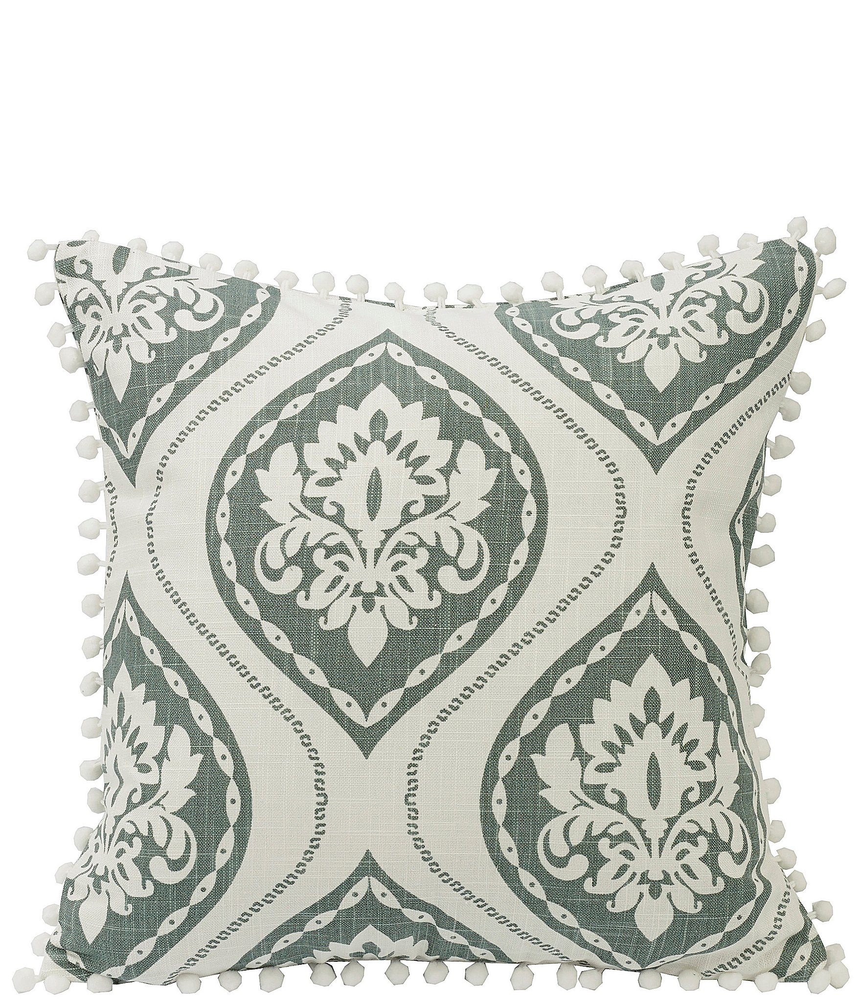 HiEnd Accents Graphic Floral Print Square Pillow