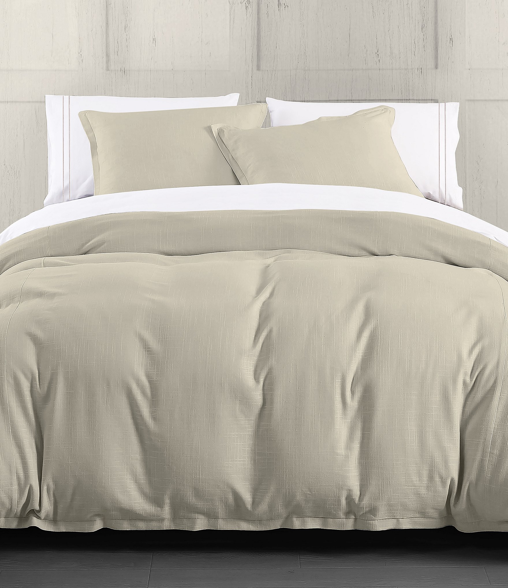 HiEnd Accents Hera Flange Linen Comforter Mini Set