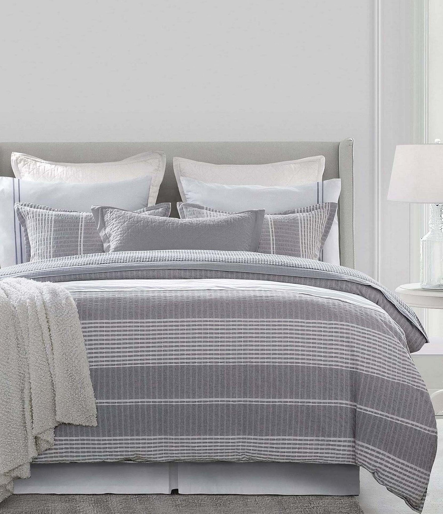 HiEnd Accents Lane Stripe Comforter Mini Set | Dillard's