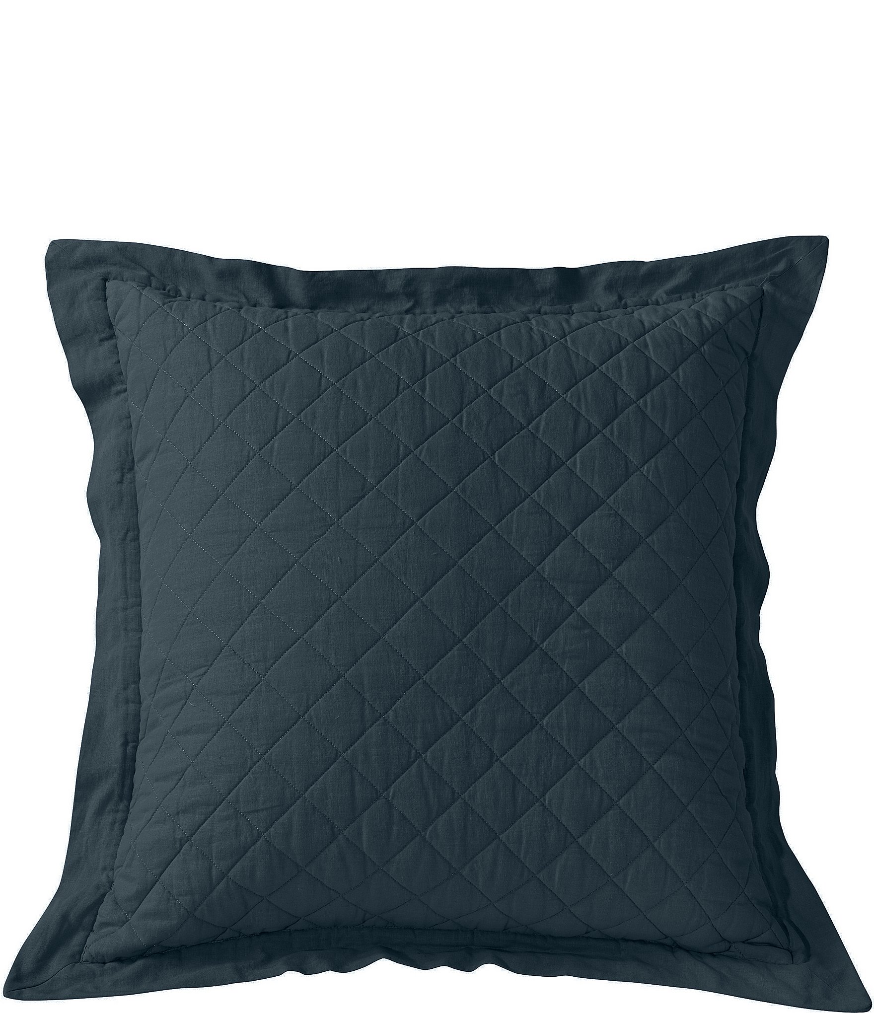 Navy blue on sale quilted euro sham