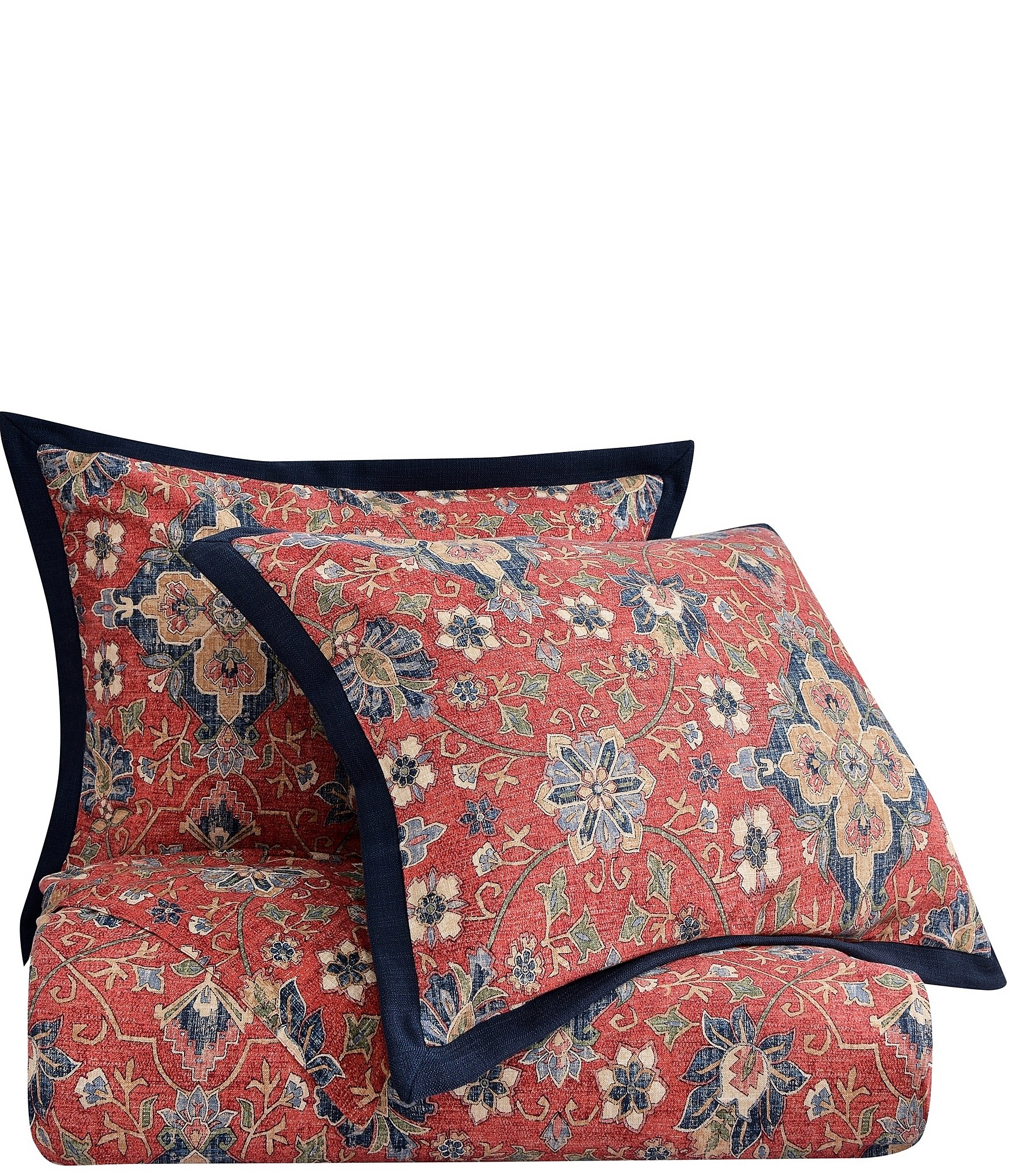 HiEnd Accents Melinda Washed Linen Duvet Cover Mini Set