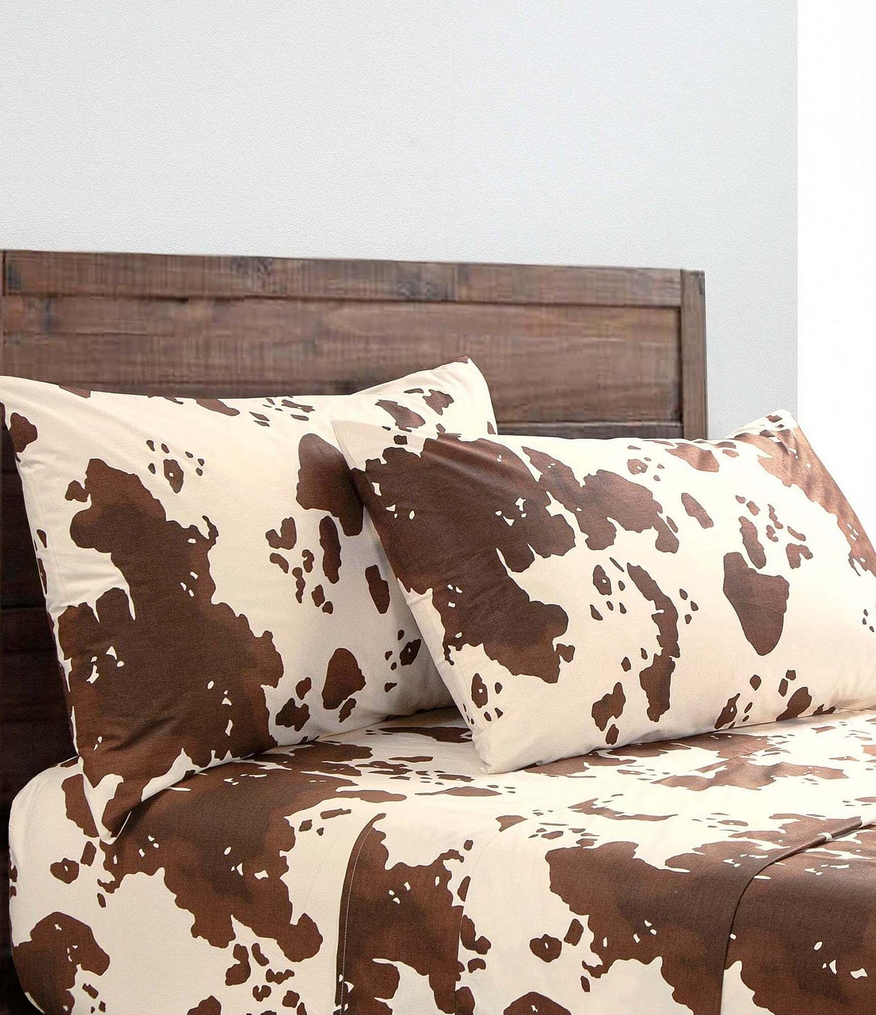 HiEnd Accents x Paseo Road Elsa Cowhide Cotton Sheet Set