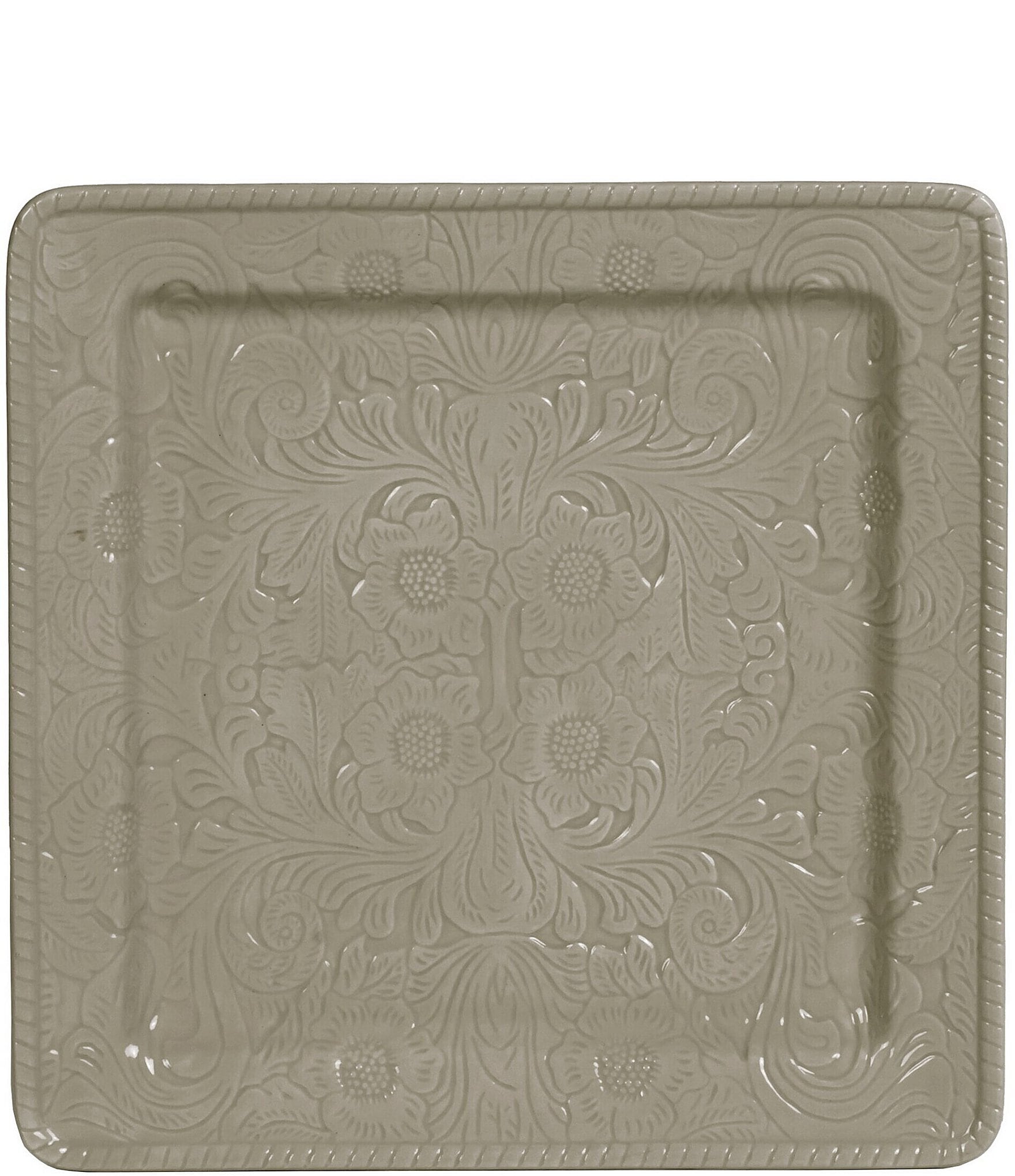 HiEnd Accents Savannah Glazed Serving Platter