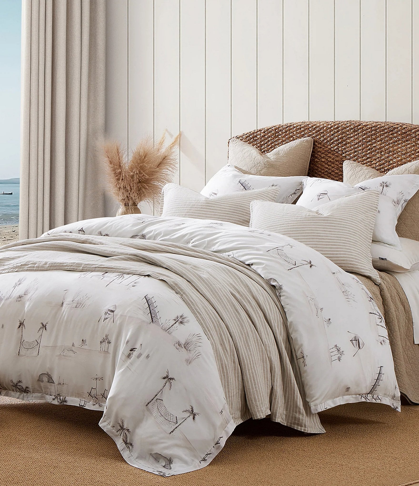 HiEnd Accents Seaside Lyocell Comforter Mini Set