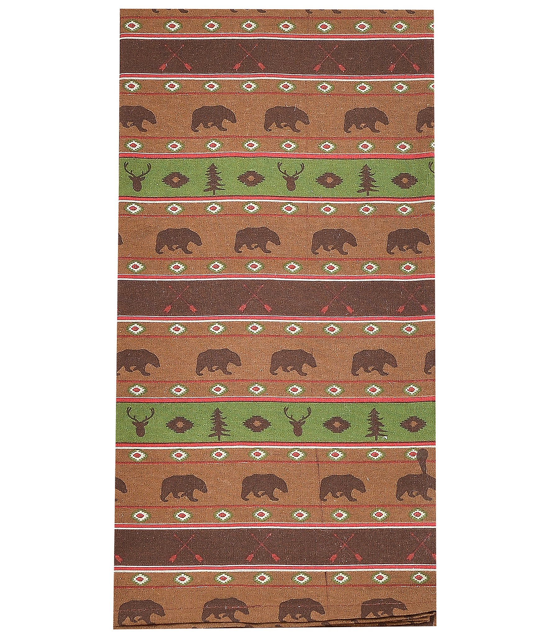 HiEnd Accents Southwest Multi Animal Print and Rustic Bear Canister, 13-Piece Set