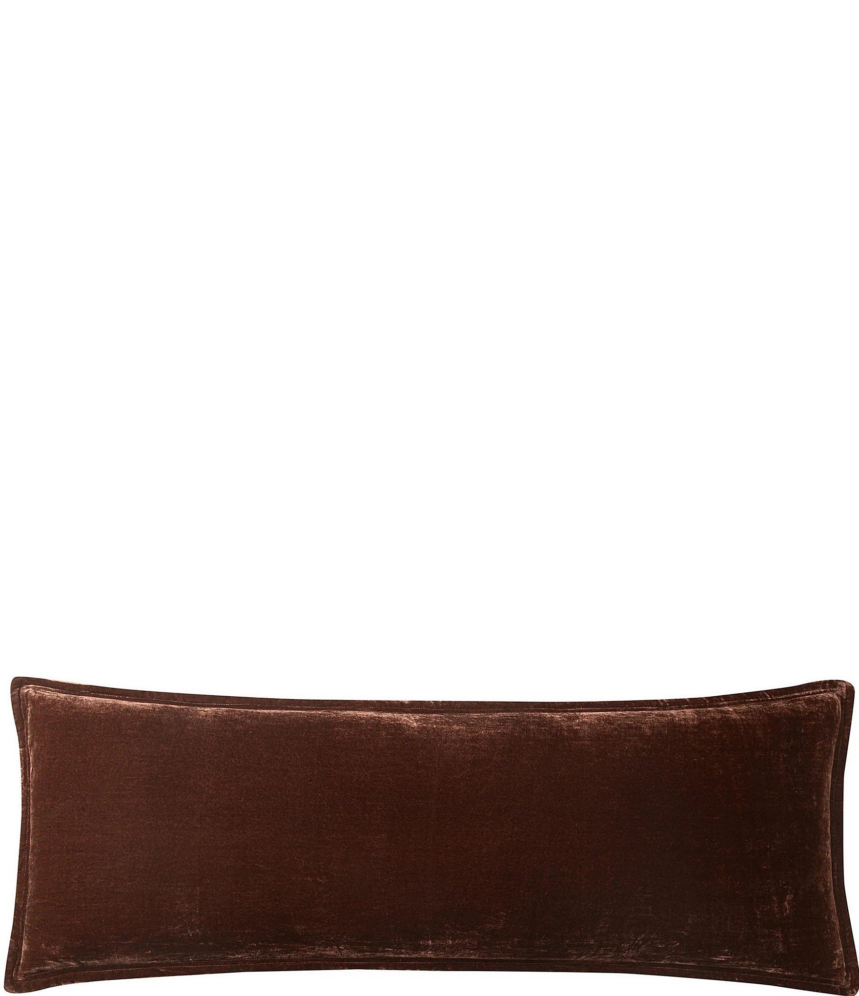 HiEnd Accents Stella Faux Silk Velvet Long Lumbar Pillow