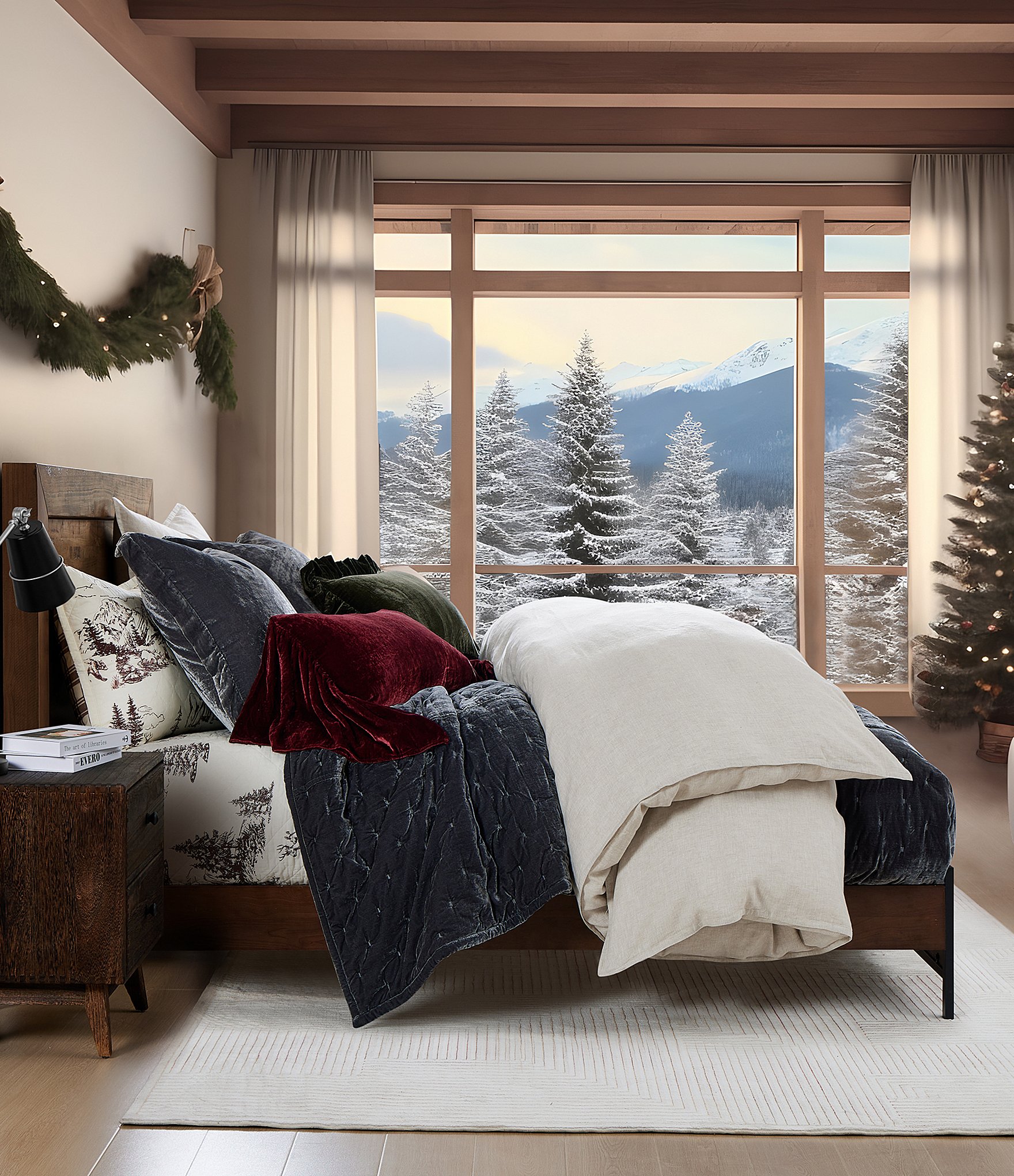 HiEnd Accents Stella Faux Silk Velvet Pintuck Quilt Mini Set