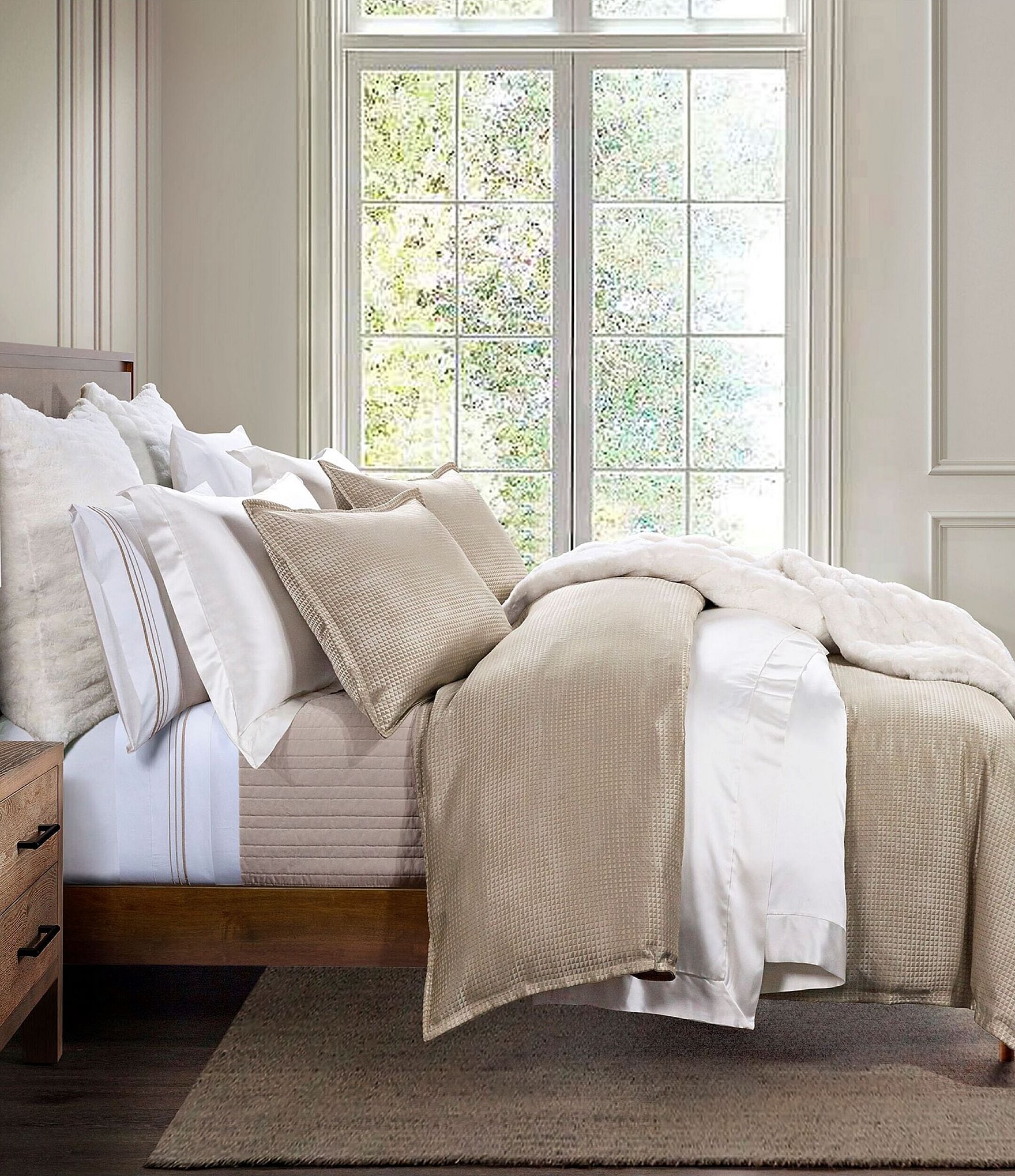 HiEnd Accents Sydney Jacquard Duvet Cover Mini Set