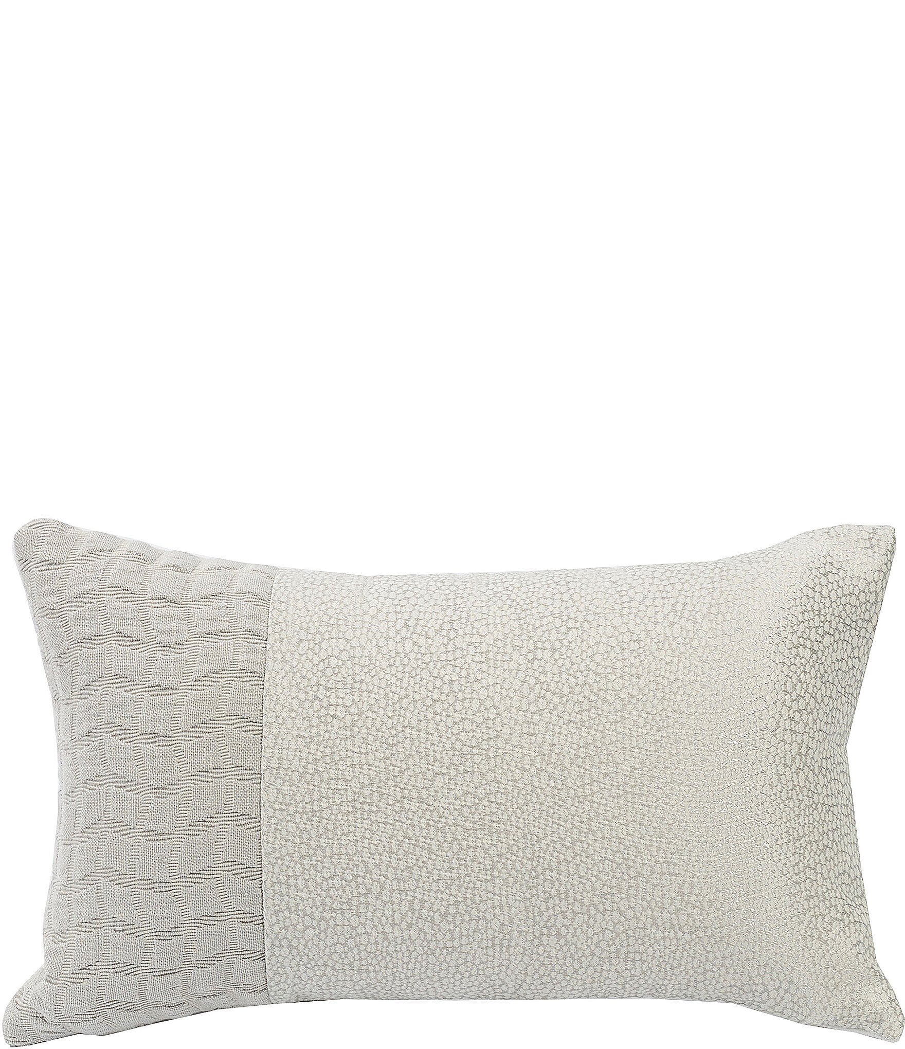 HiEnd Accents Wilshire Natural Embroidered Pillow