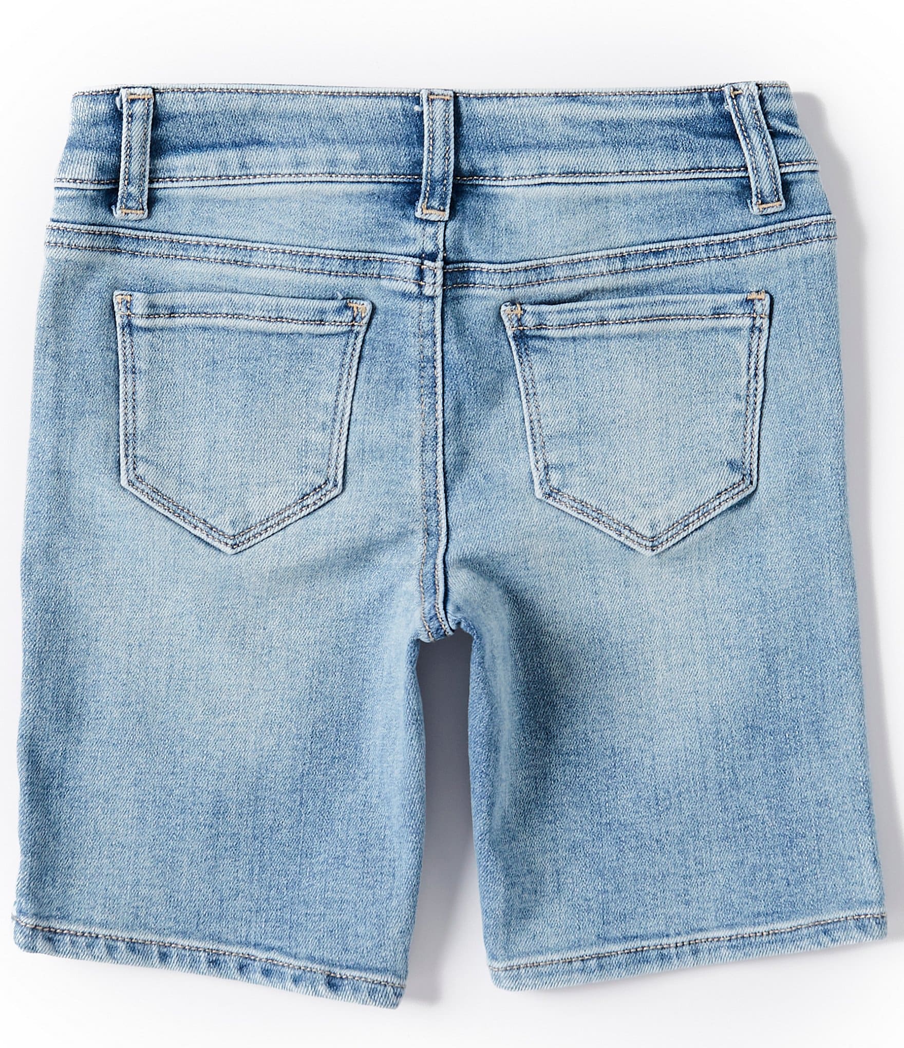 Hippie Girl Big Girls 7-16 Mid-Rise Denim Bermuda Shorts