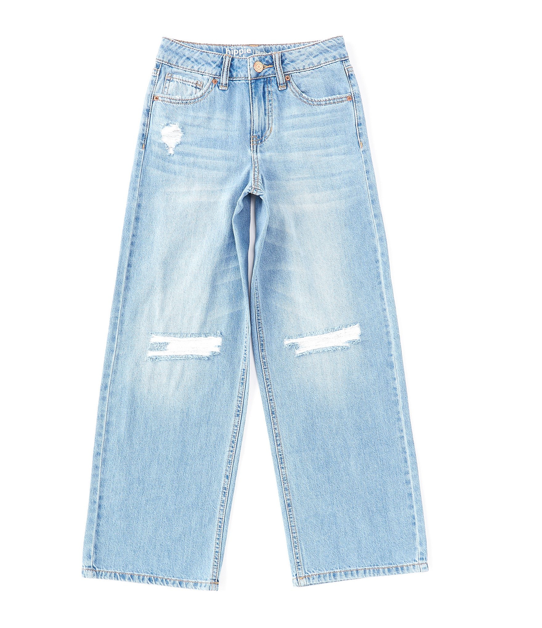Hippie Girl Big Girls 7-16 Wide Leg Blue Jeans | Dillard's