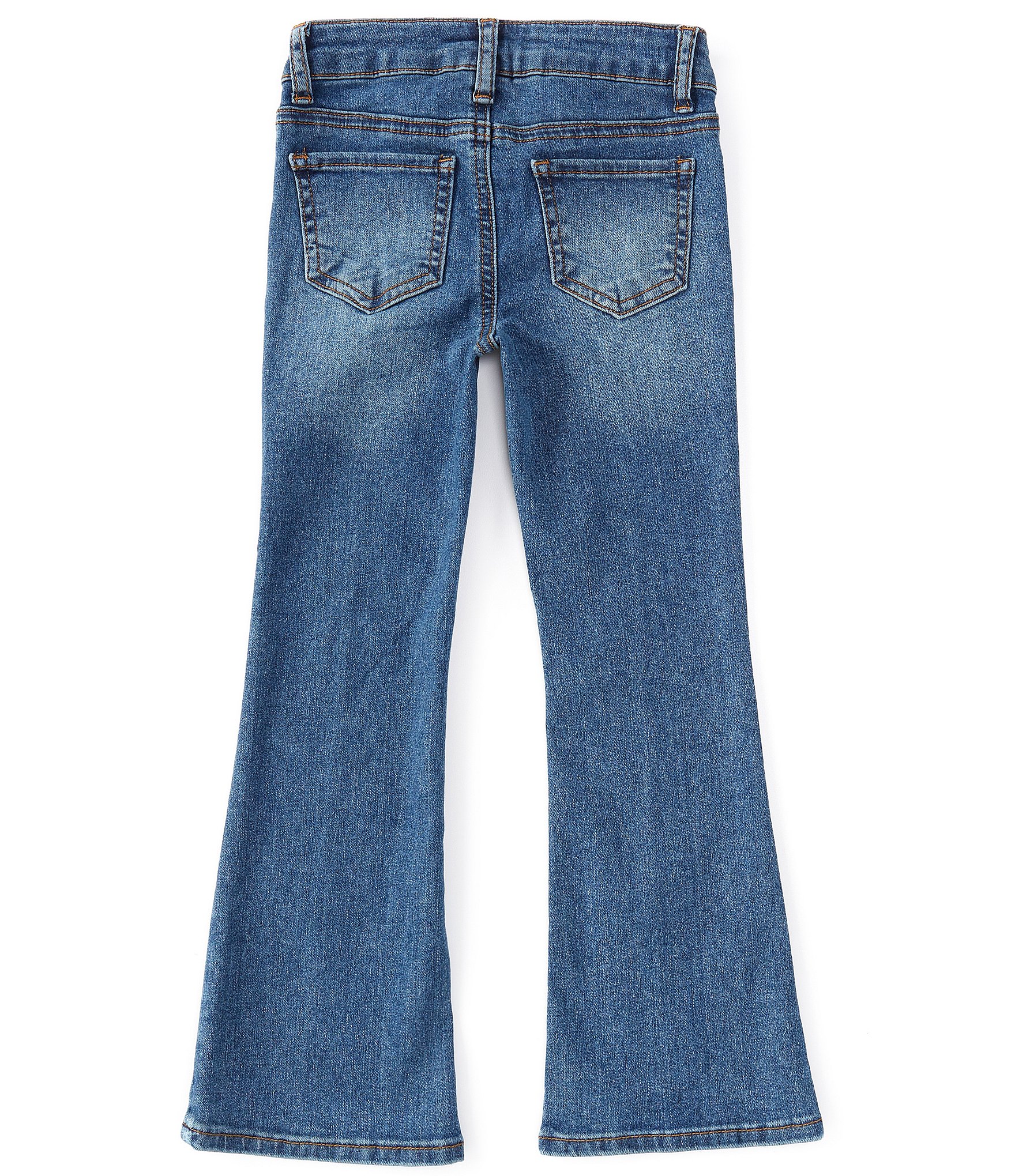 Hippie Girl Little Girls 4-6X Seam-Front Flare Jeans