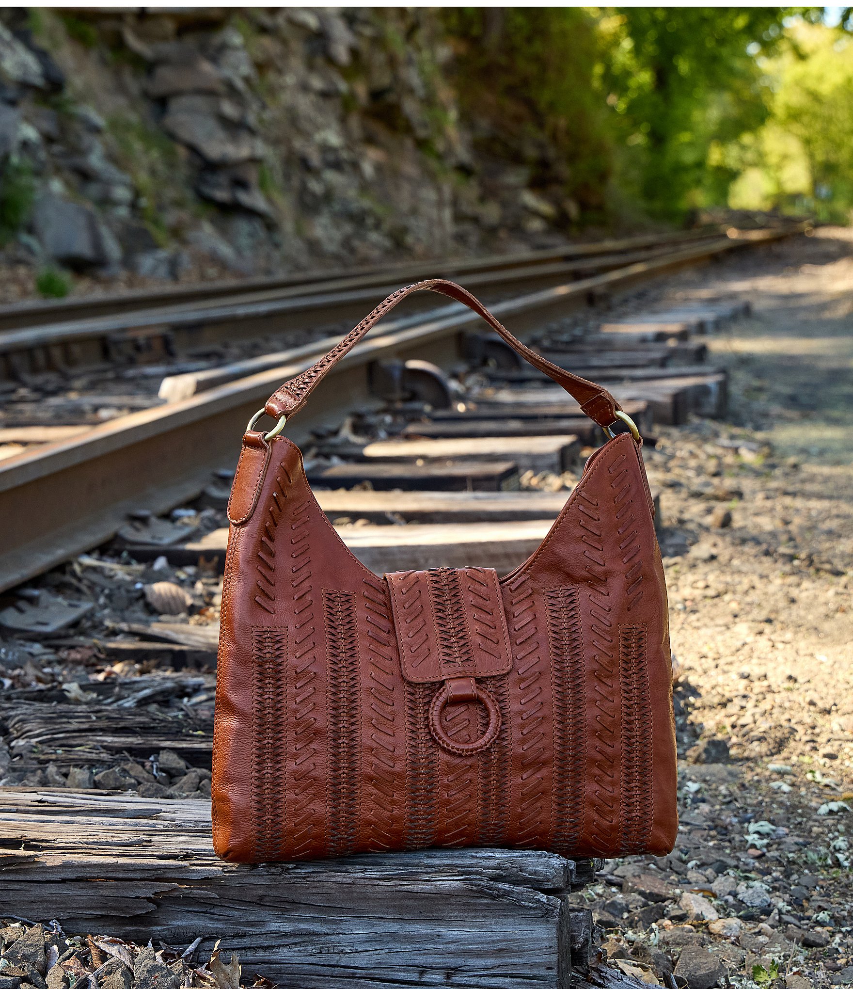 HOBO Atlas Woven Hobo Bag