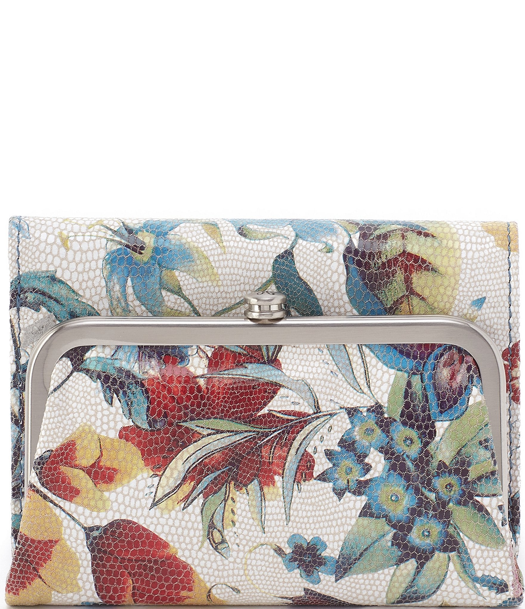 HOBO Botanic Print Robin Compact Wallet