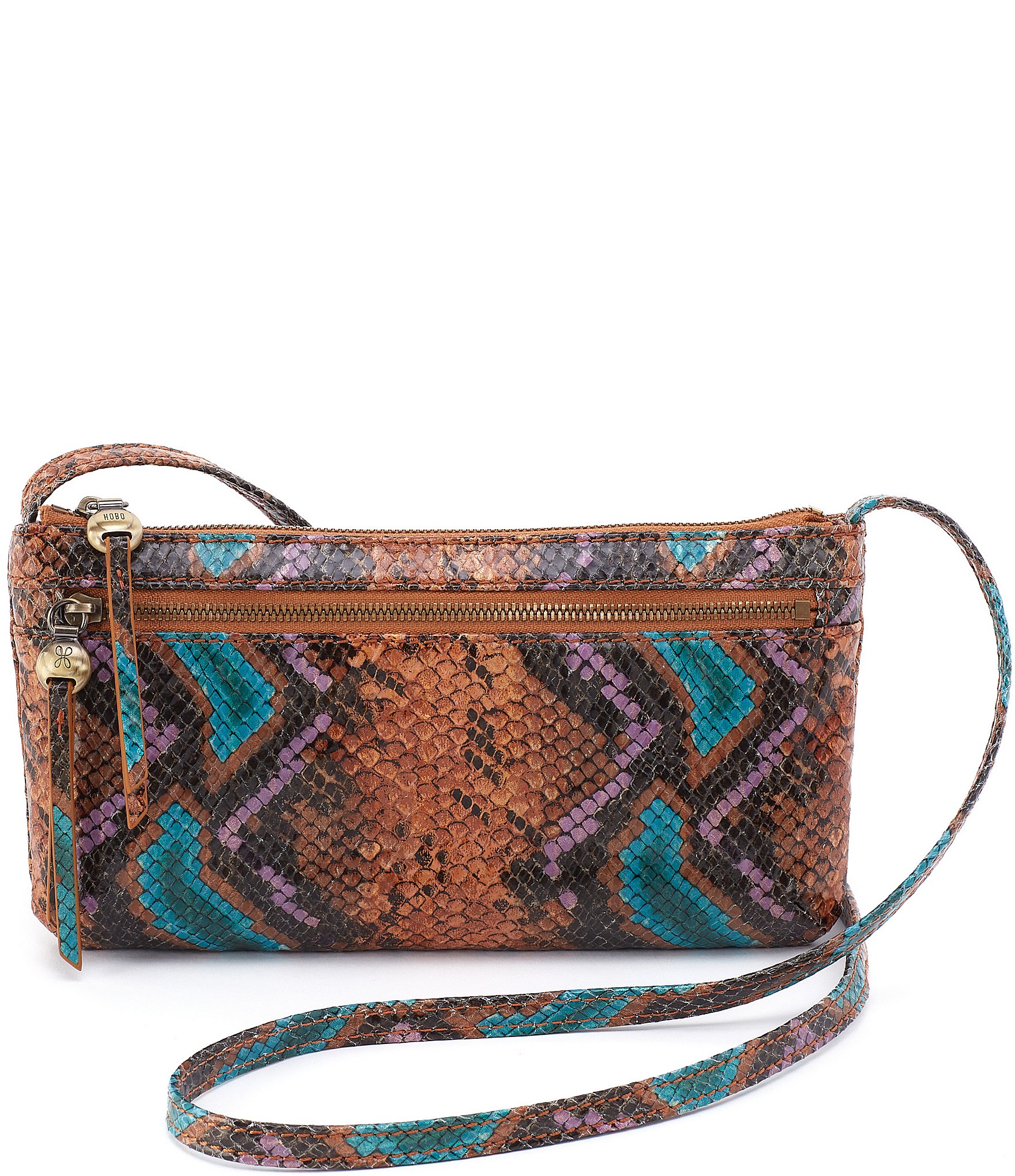 HOBO Cara Vivid Snake Print Crossbody Bag