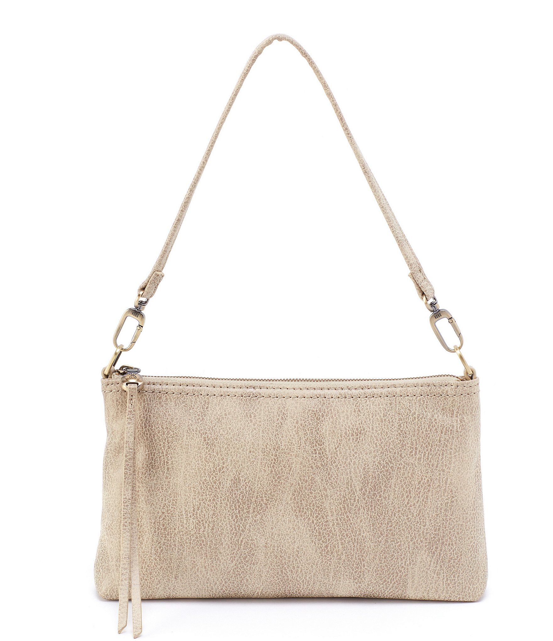 HOBO Darcy Leather Gold Leaf Convertible Crossbody Bag