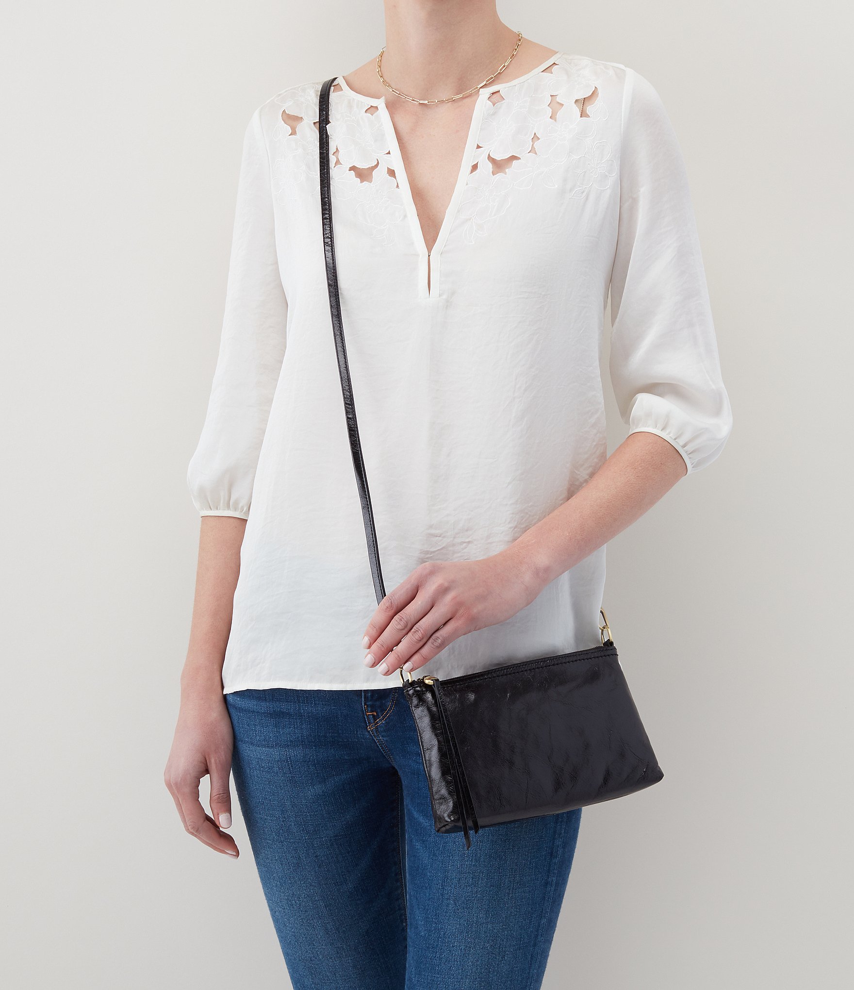 HOBO Darcy Leather Crossbody Bag