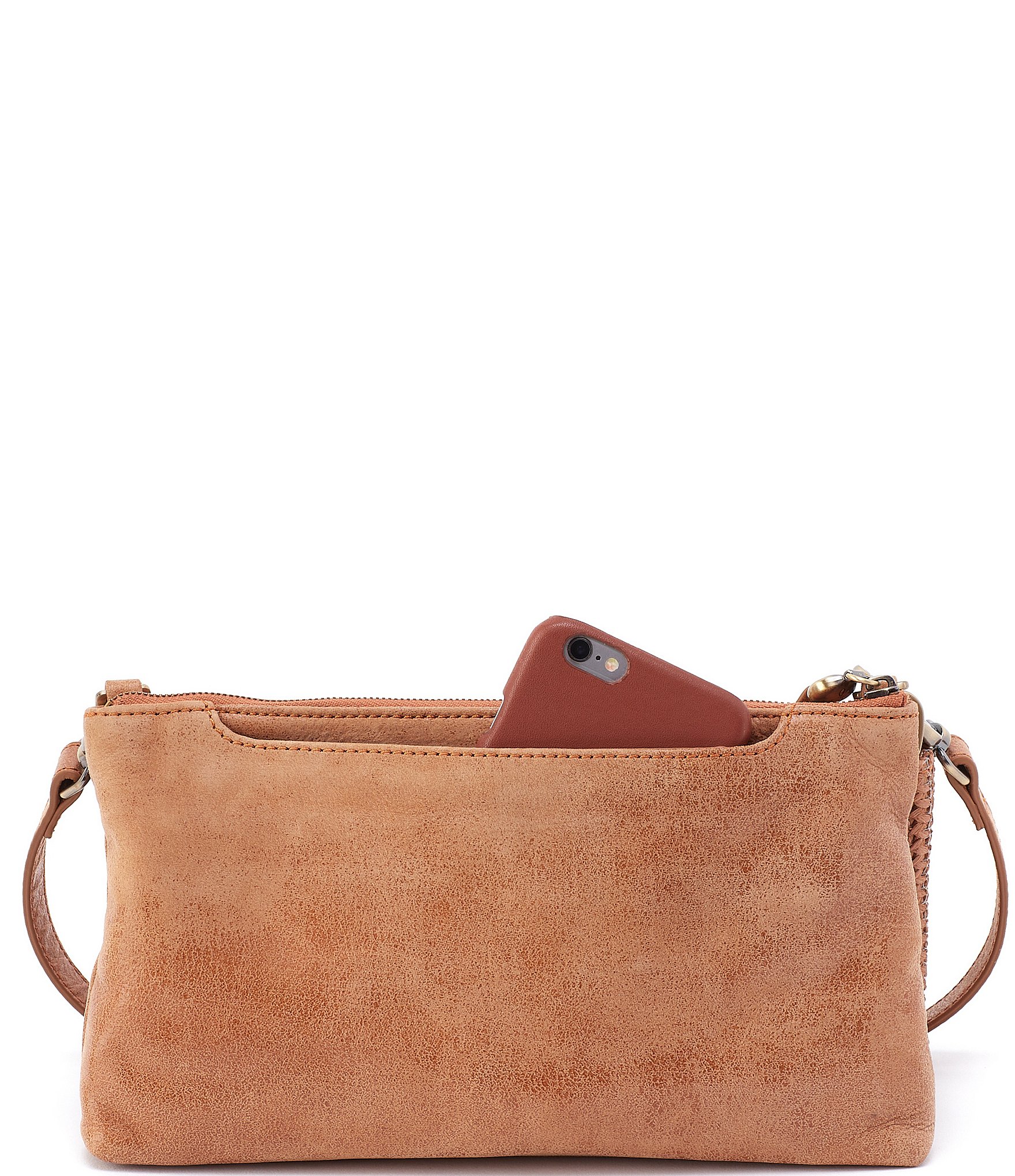 HOBO Double Darcy Woven Leather Crossbody Bag