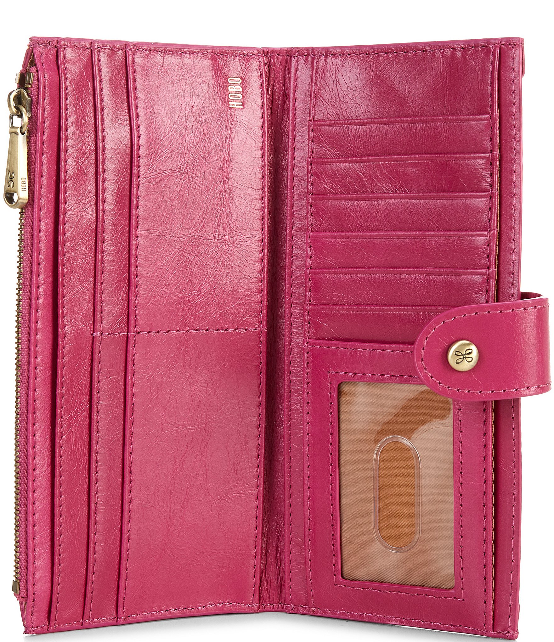 HOBO Dunn Cactus Floral Leather Continental Wallet