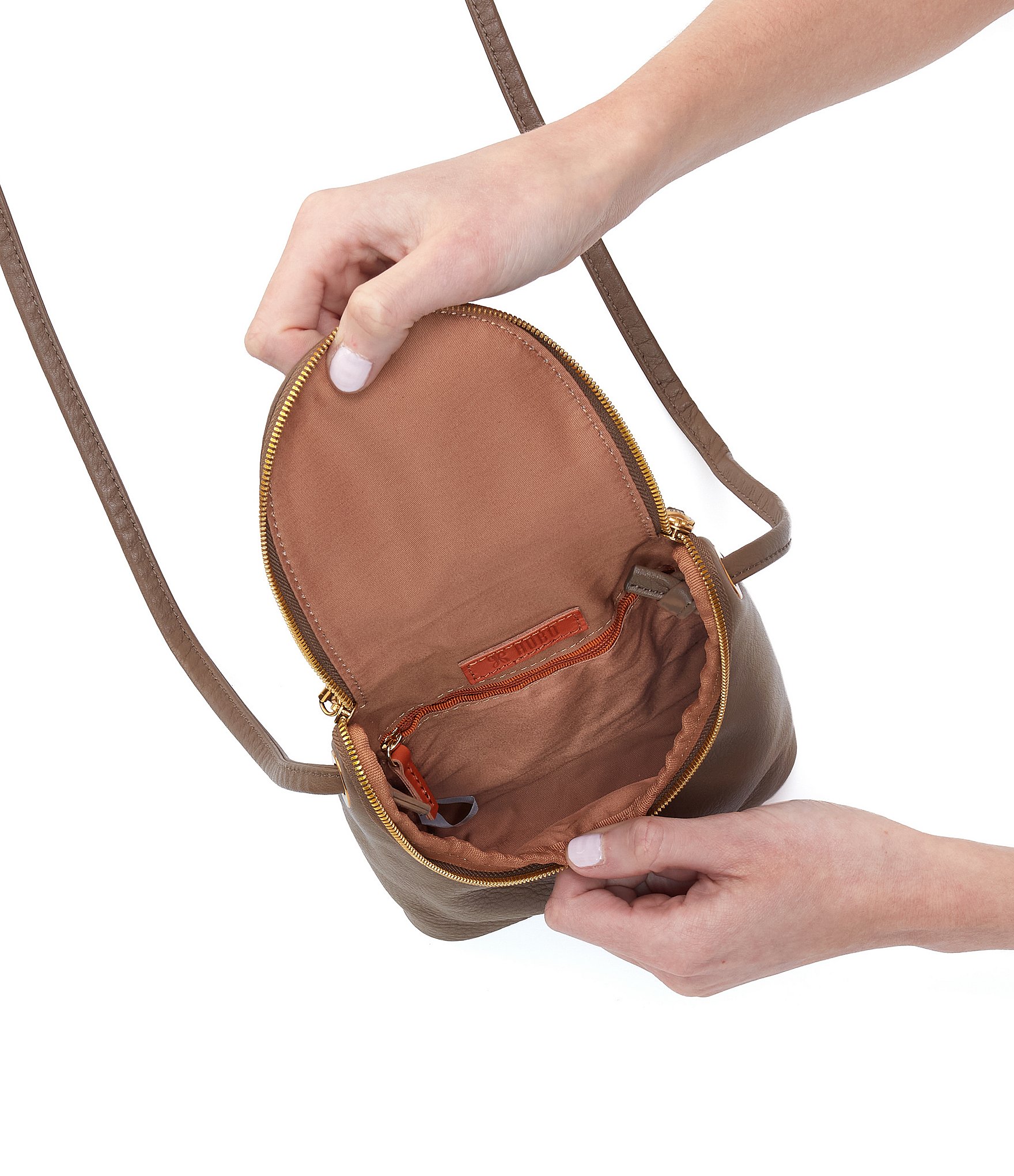 HOBO Fern Leather Crossbody Bag