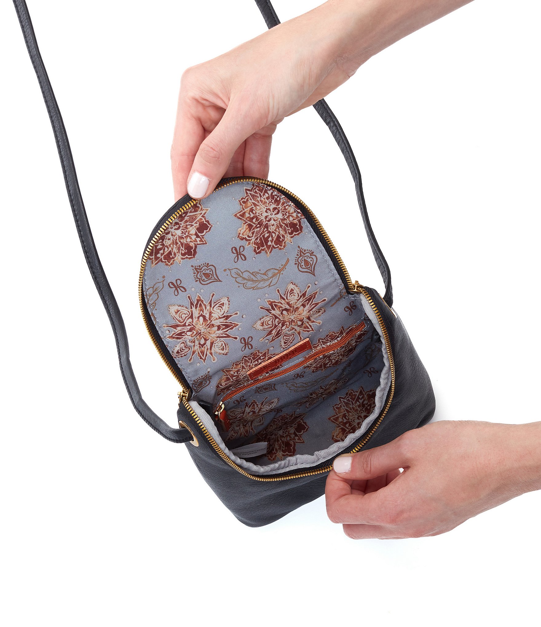 HOBO Fern Leather Crossbody Bag