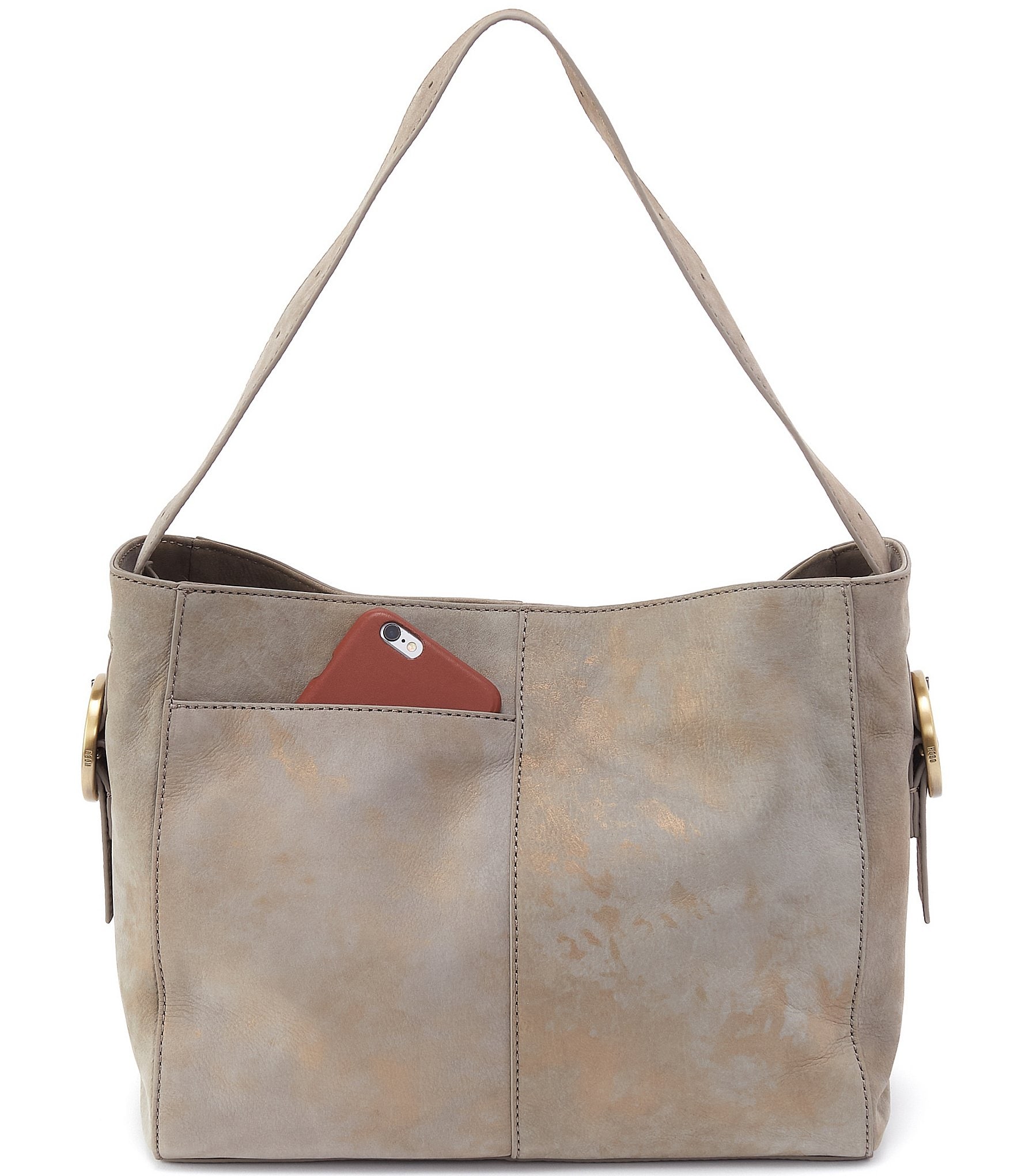 HOBO Render Leather Whipstitch Shoulder Bag