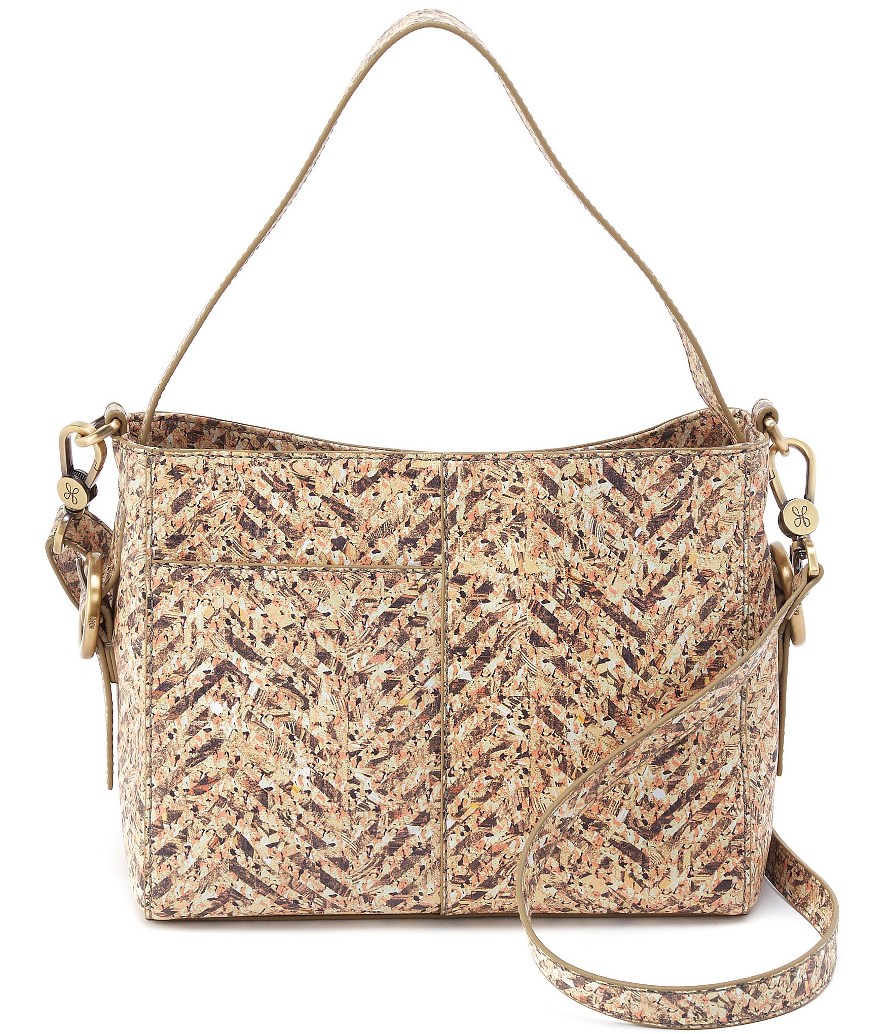 HOBO Render Small Neutral Mosaic Print Crossbody Bag