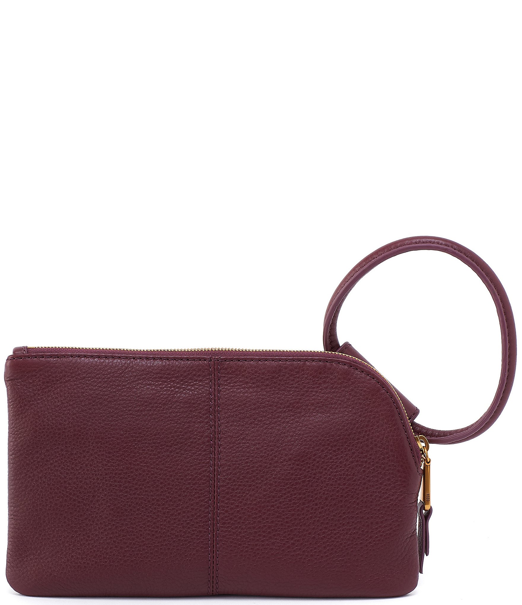 HOBO Sable Beaded Detail Leather Wristlet