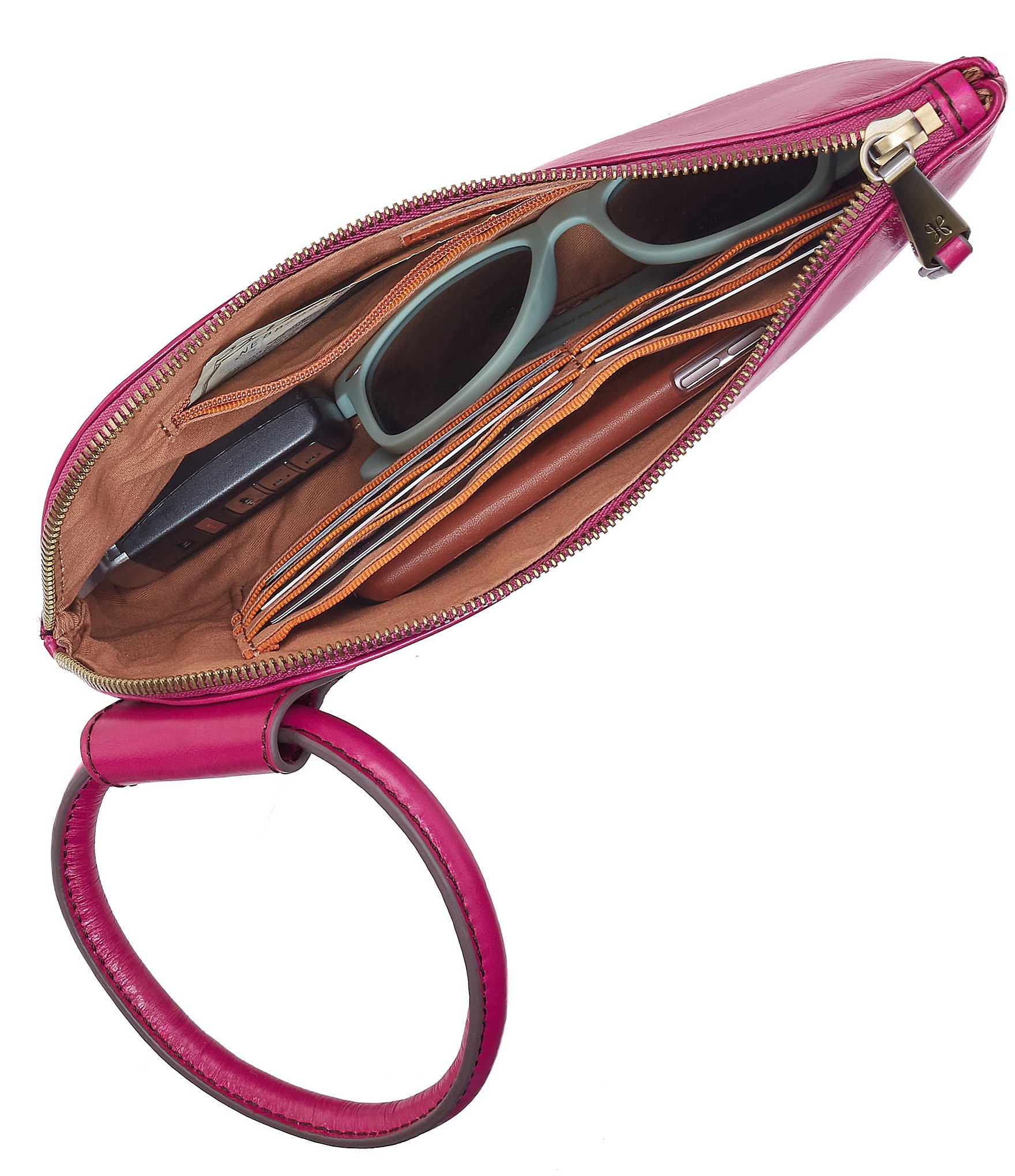 HOBO Sable Leather Wristlet