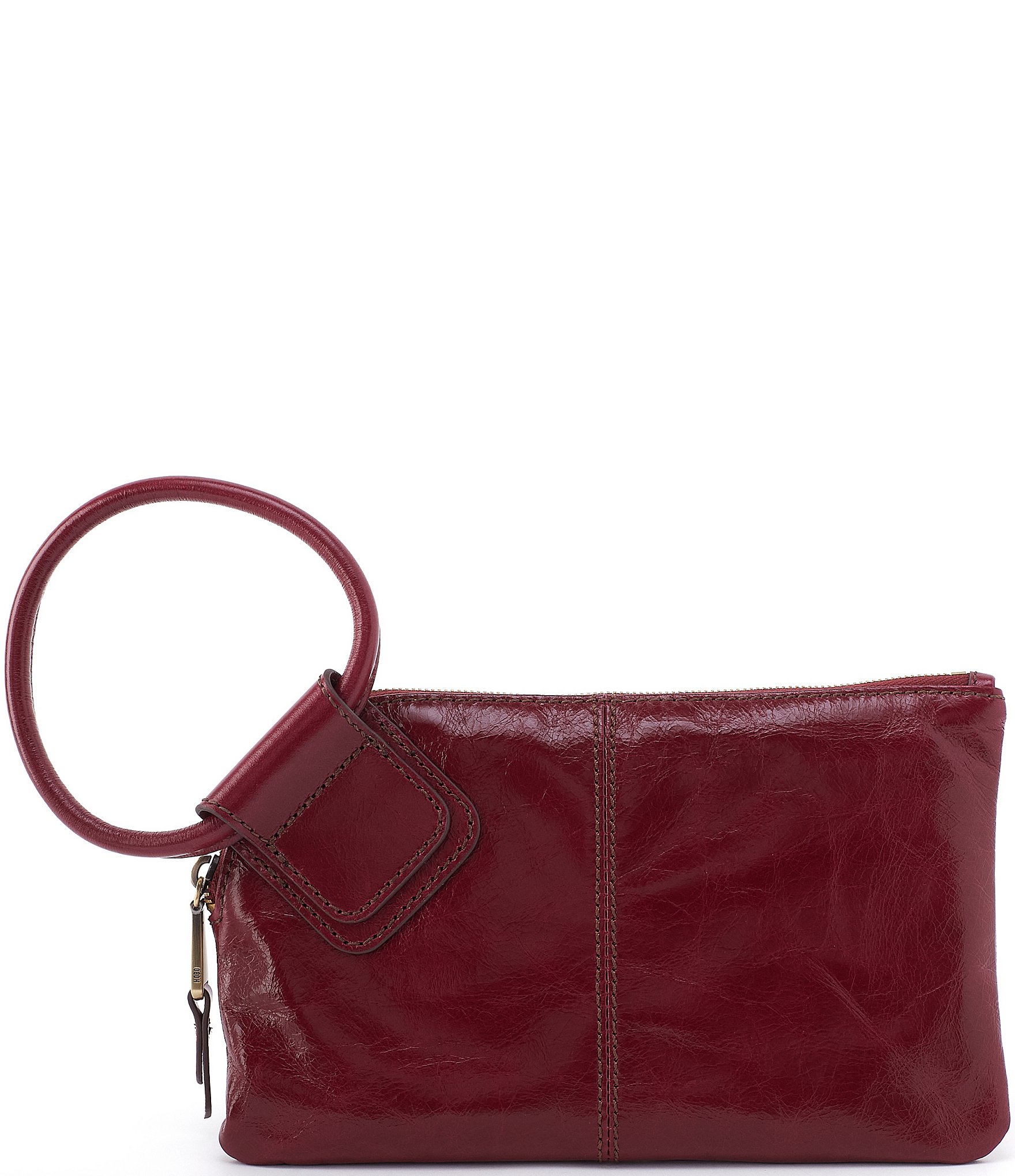 HOBO Sable Leather Ring-Handle Wristlet Dillard's
