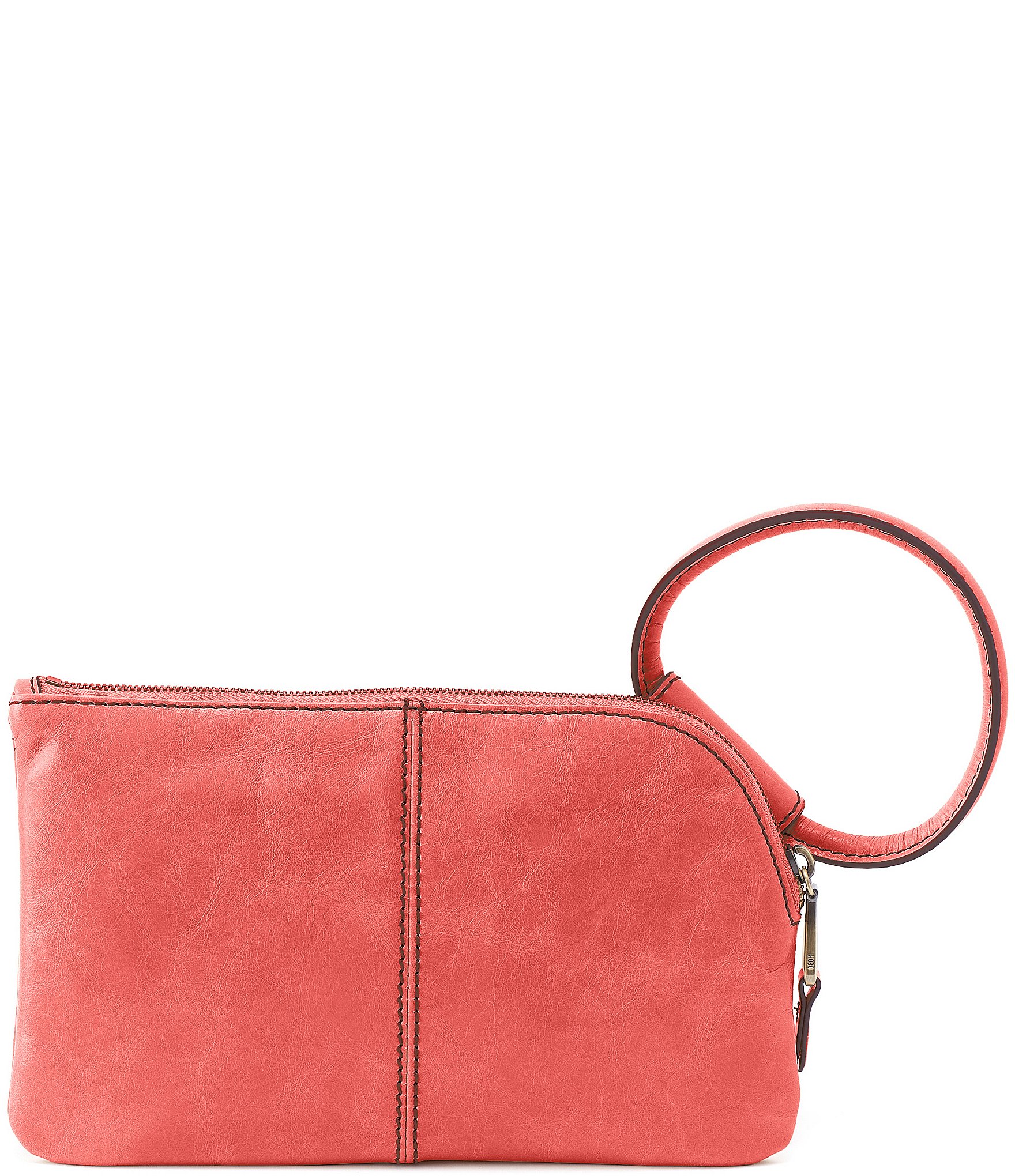 HOBO Sable Leather Ring-Handle Wristlet