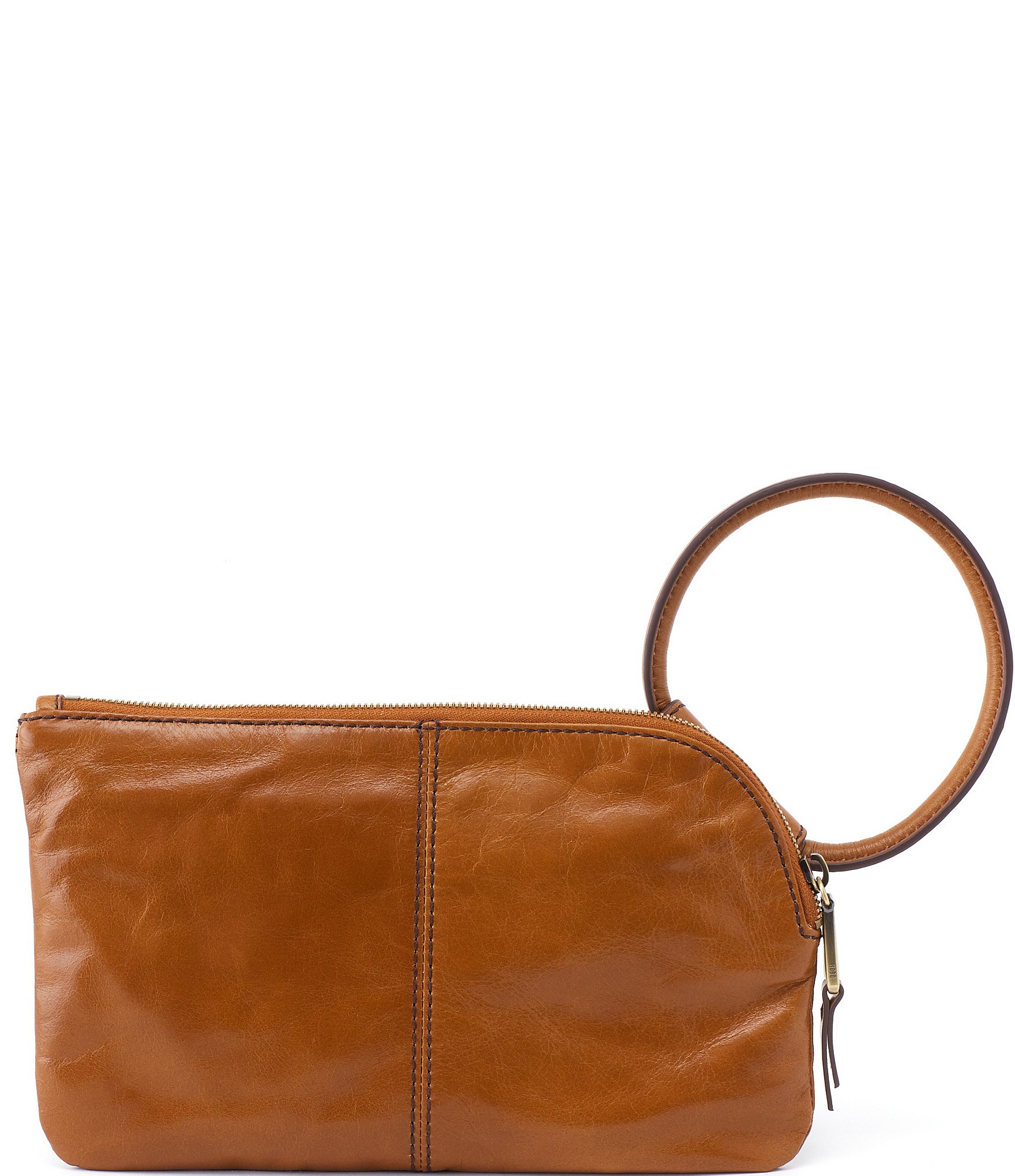 HOBO Sable Leather Ring-Handle Wristlet