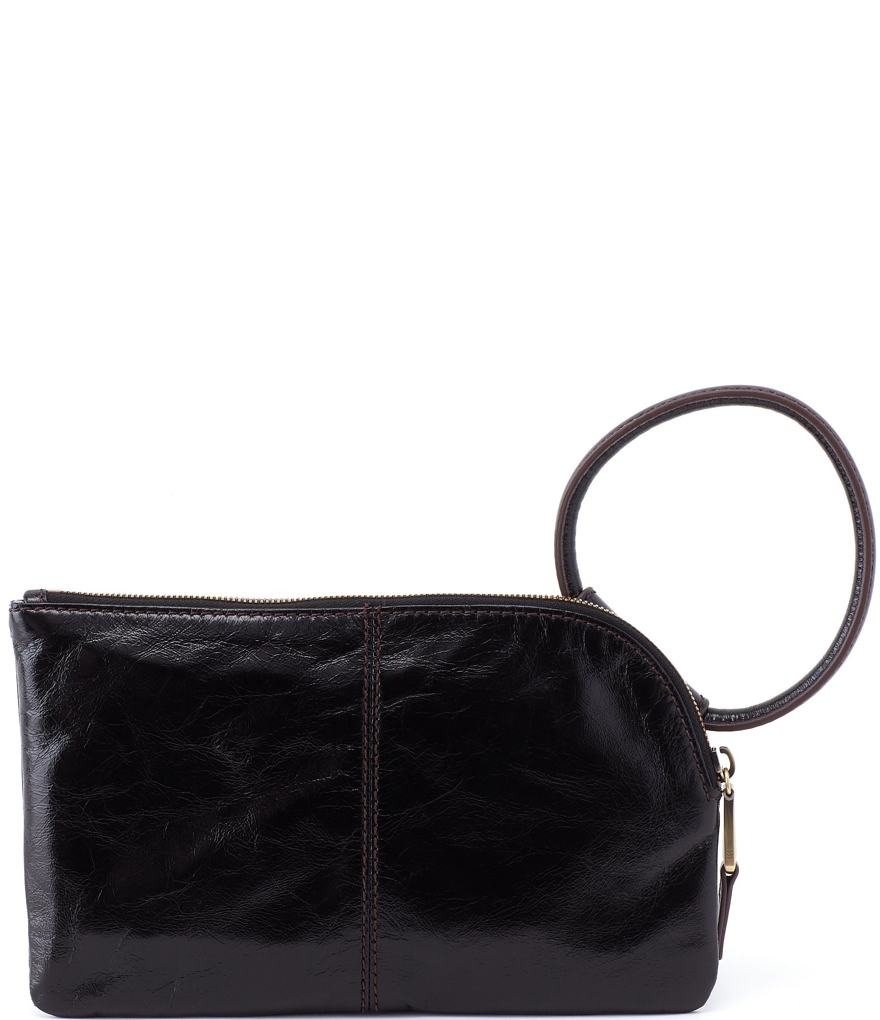 HOBO Sable Leather Ring-Handle Wristlet