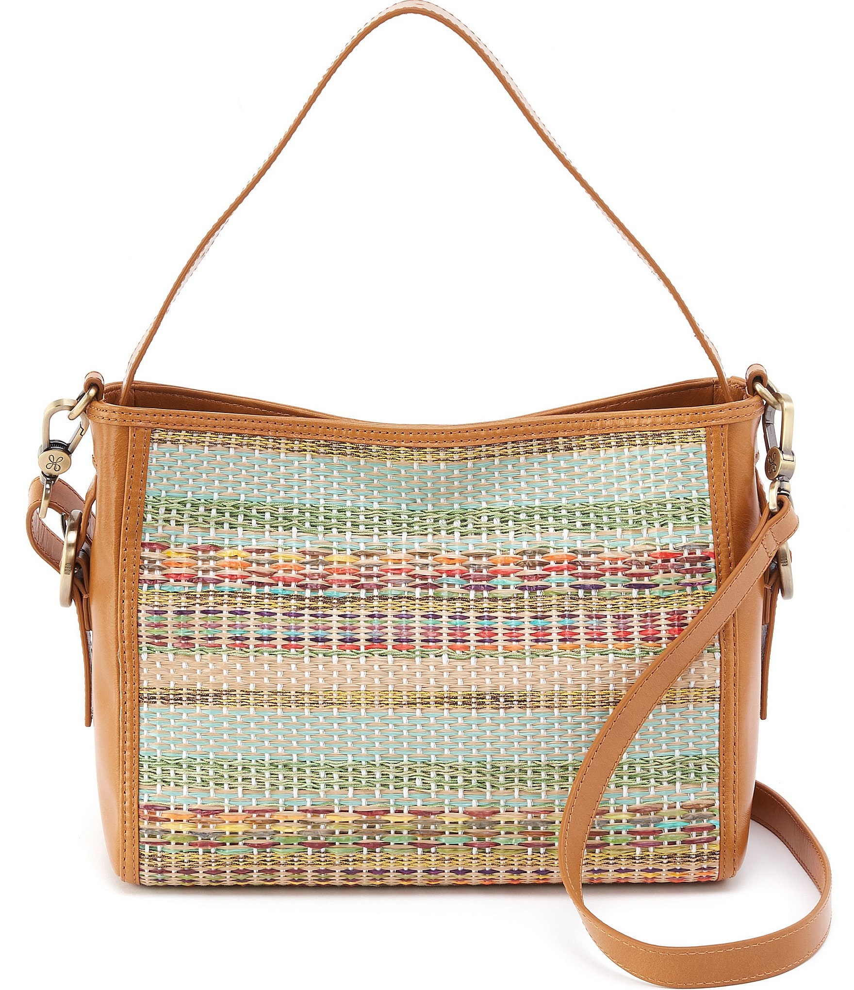 HOBO Sea Dream Stripe Straw Render Small Crossbody Bag | Dillard's