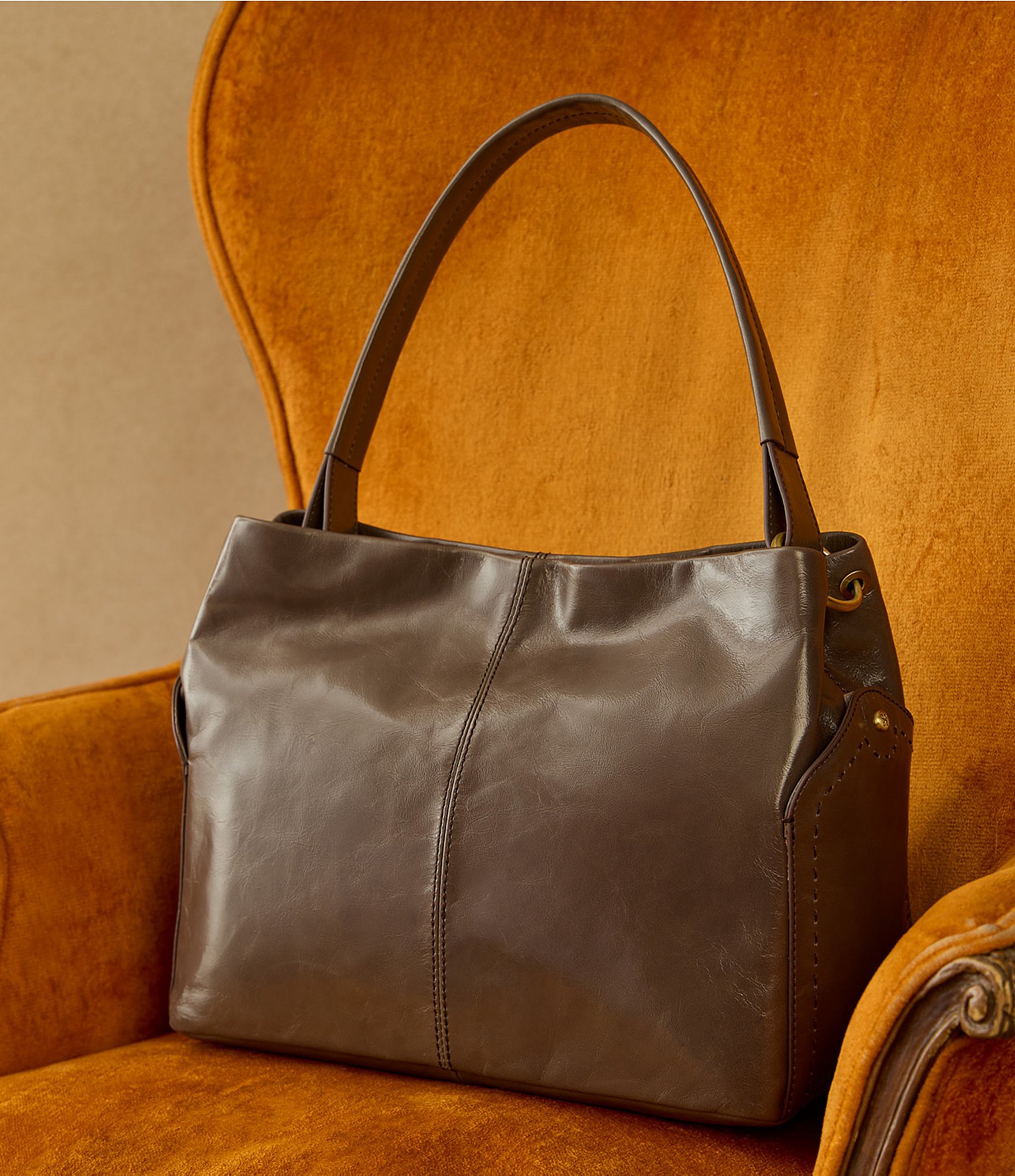 HOBO Seneca Medium Leather Shoulder Bag