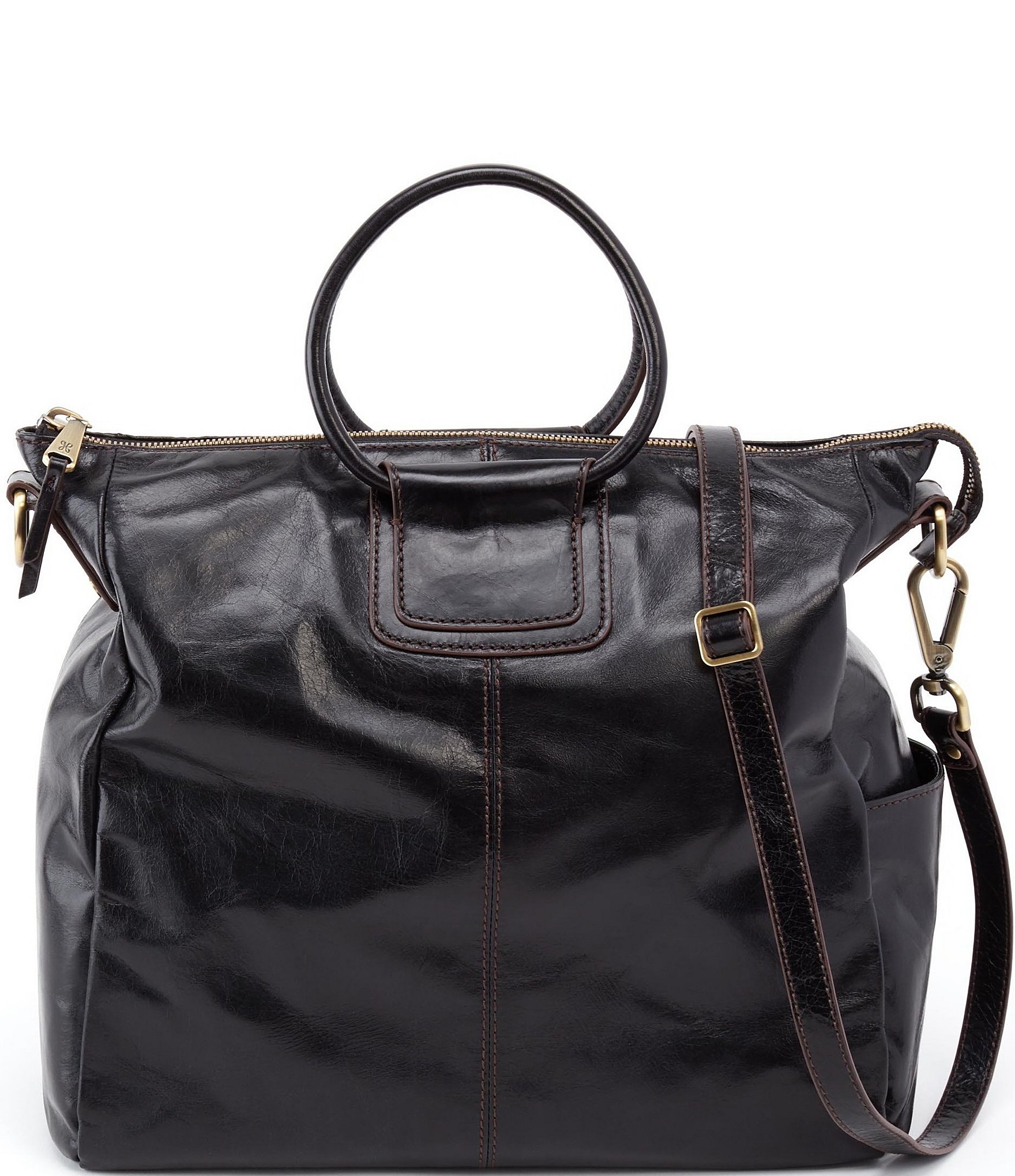 HOBO Sheila Leather Ring Handle Convertible Crossbody Bag | Dillard's