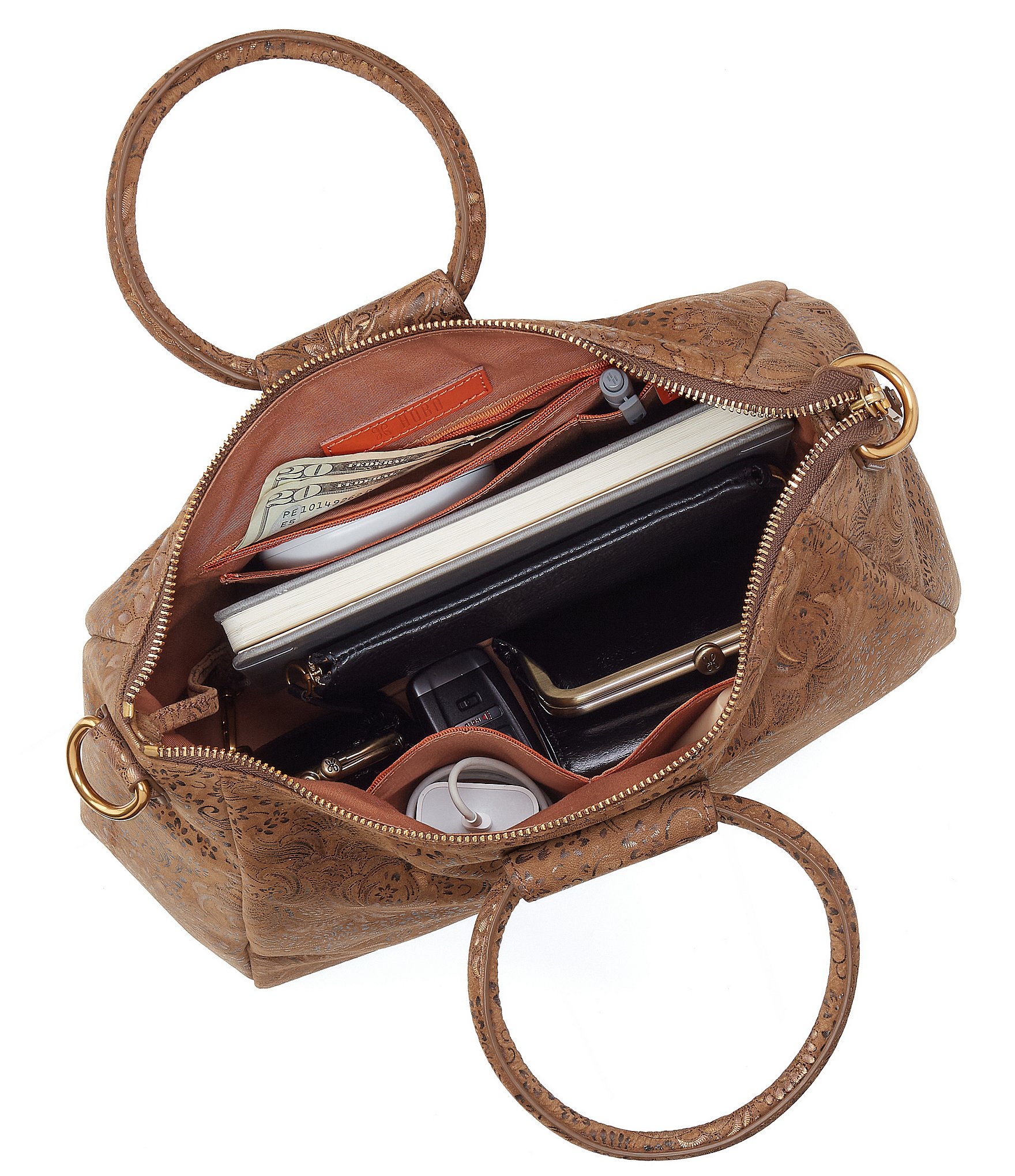 HOBO Sheila Medium Floral Satchel Bag