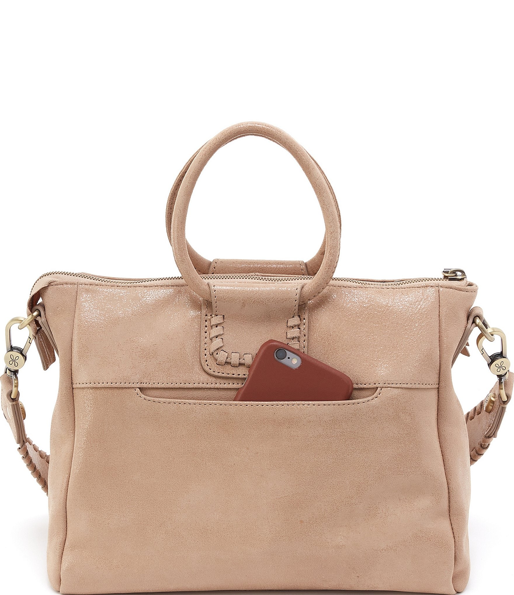 HOBO Sheila Medium Irish Creme Satchel Bag