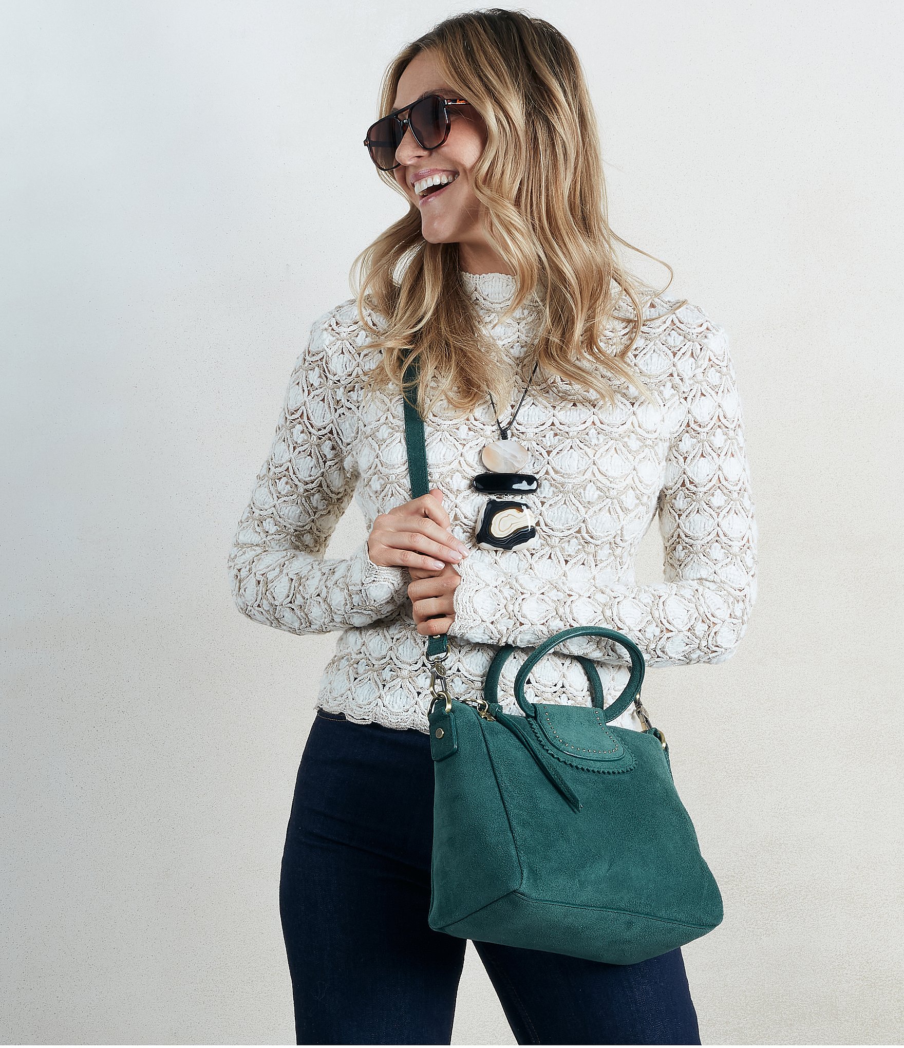 Hobo Sheila Medium Suede Satchel Crossbody Bag