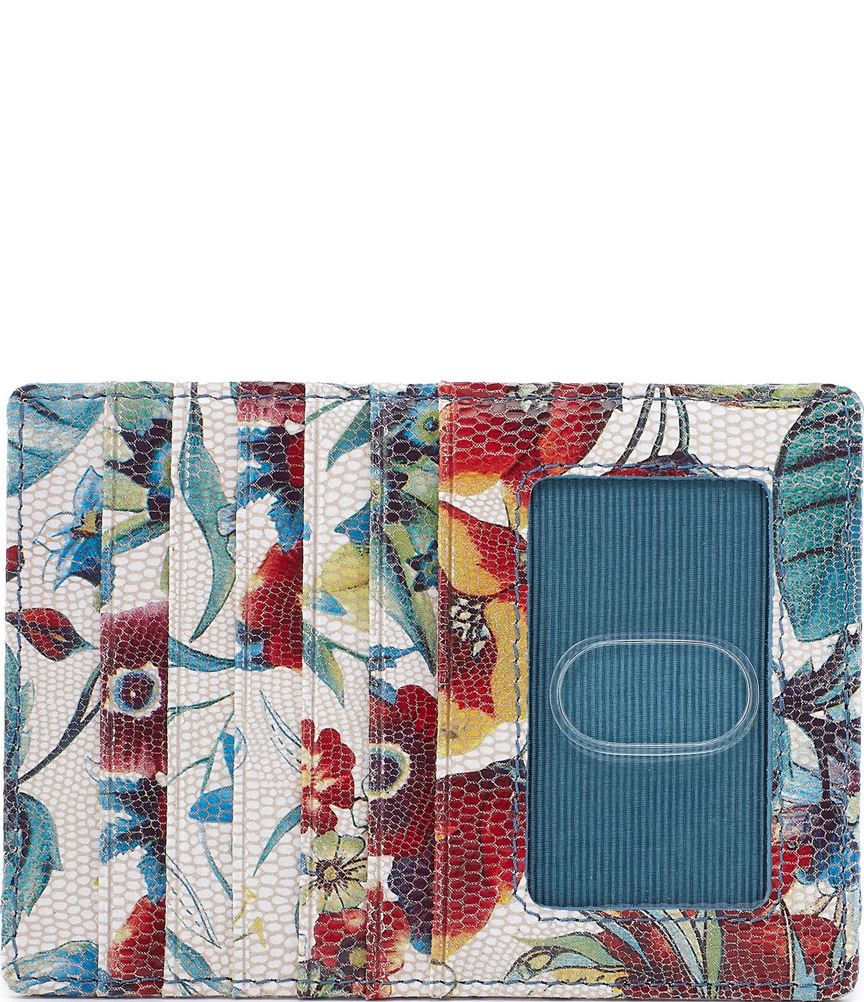 HOBO Euroslide Botanic Print Credit Card Holder