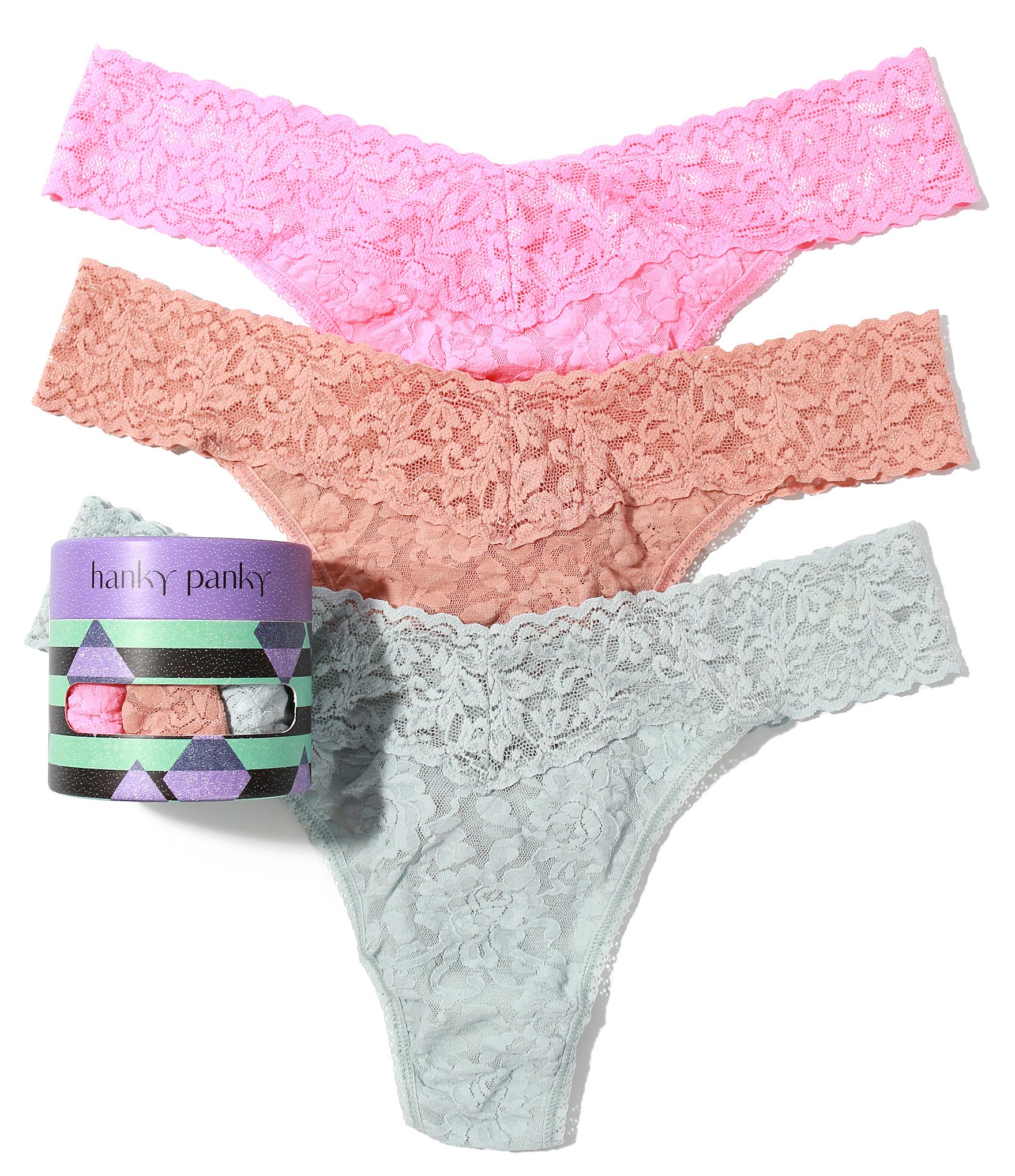 Hanky Panky Holiday Original Thong 3-Pack