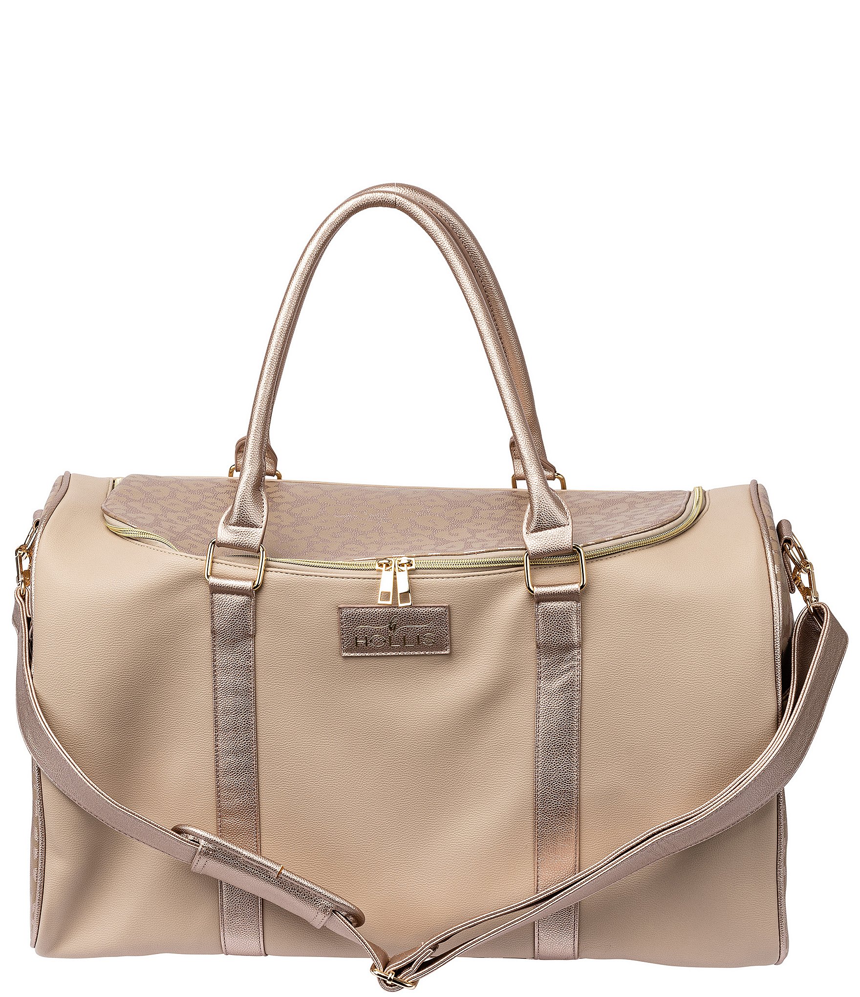 Hollis | Lux Weekender Bag in Solid Blush