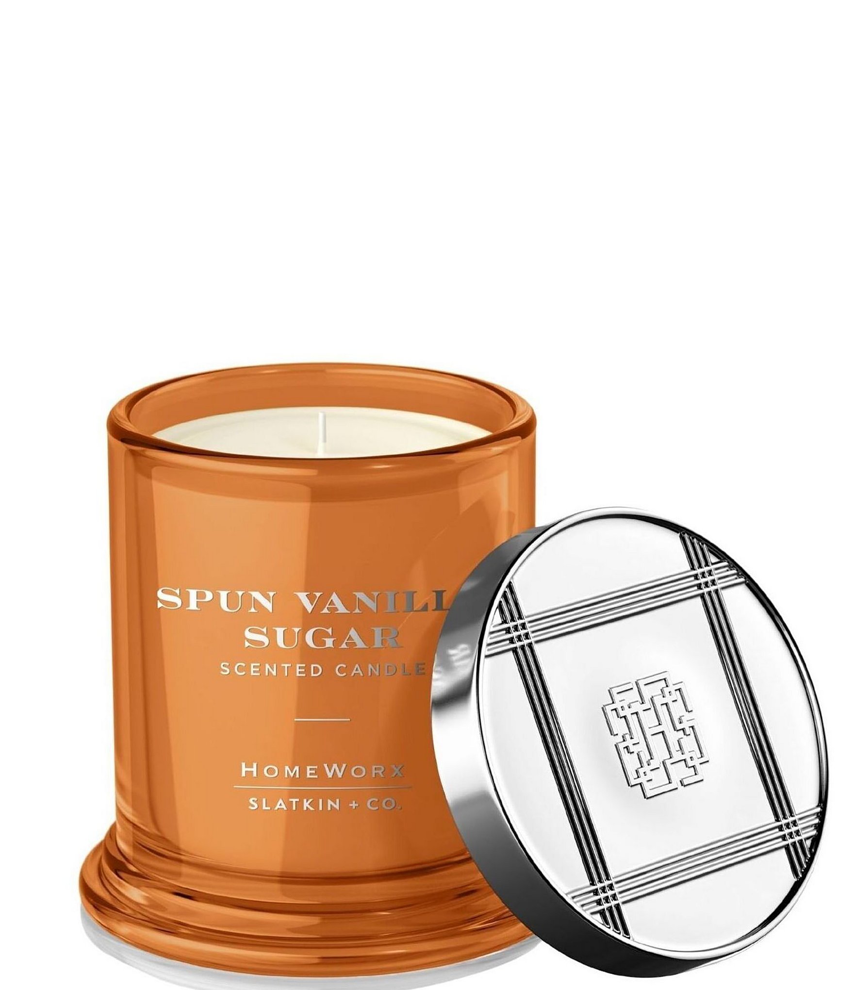 HomeWorx by Slatkin + Co. Spun Vanilla Sugar Candle, 8 oz.