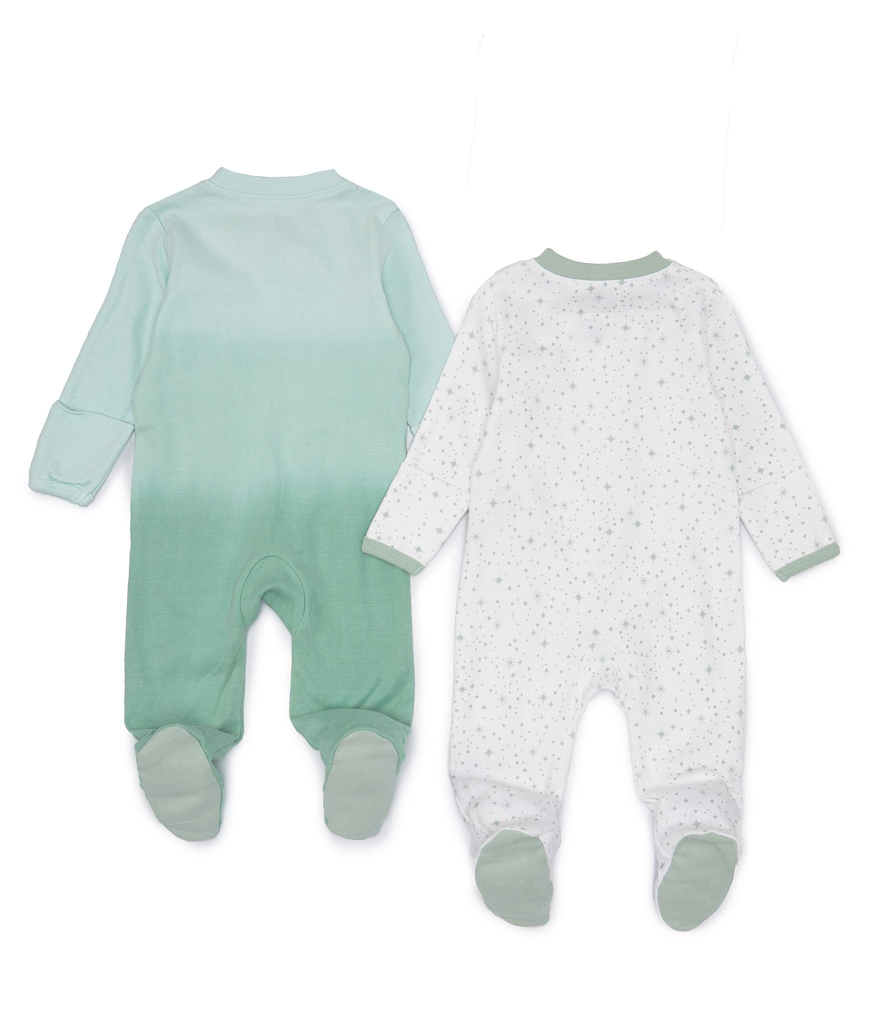 Honest Baby Clothing Baby Boy Newborn-9 Month Round Neck Zipper Front 2-Pack Organic Sleeper