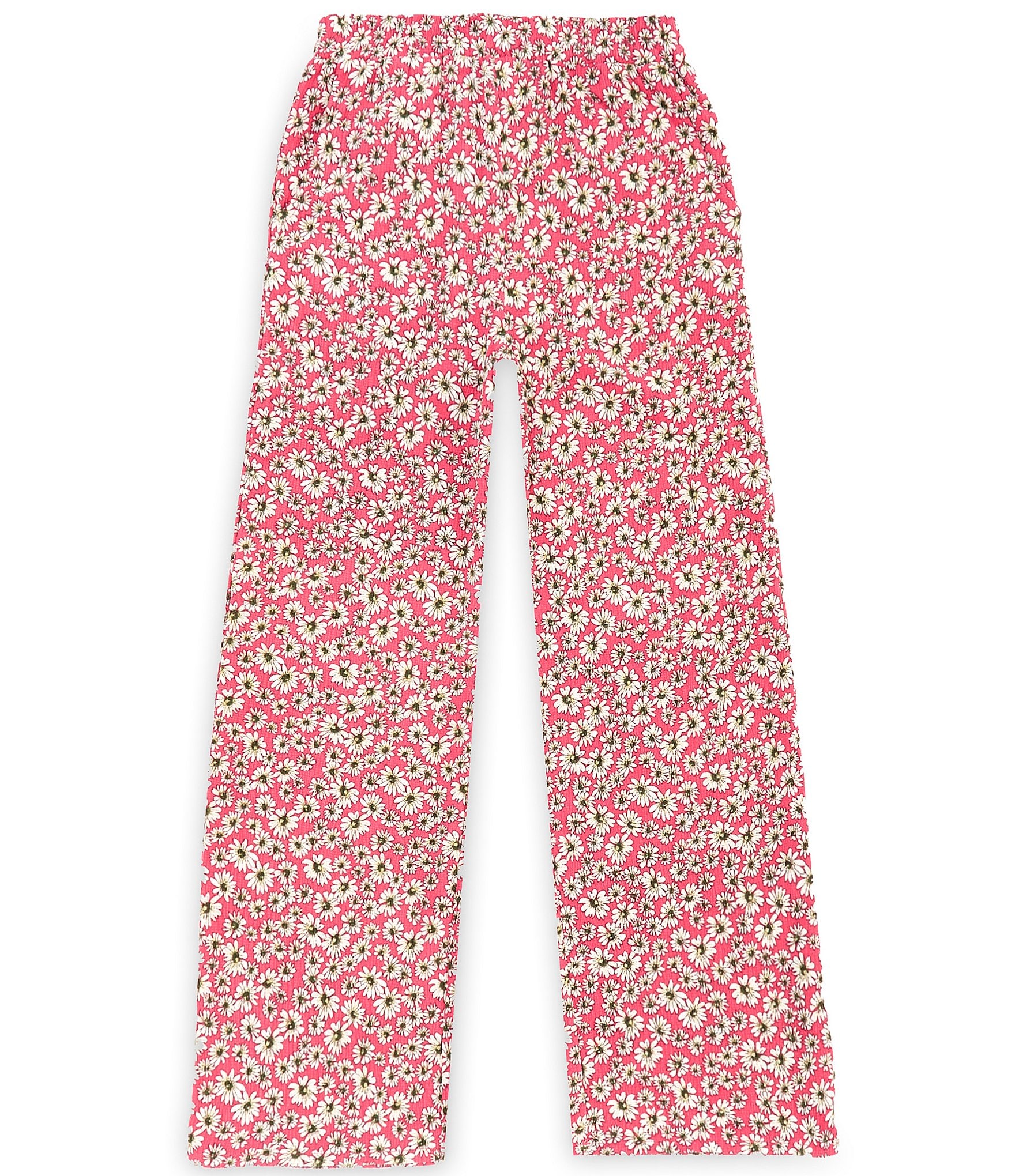 Honey & Sparkle Big Girls 7-16 Flower Printed Pull-On Pants