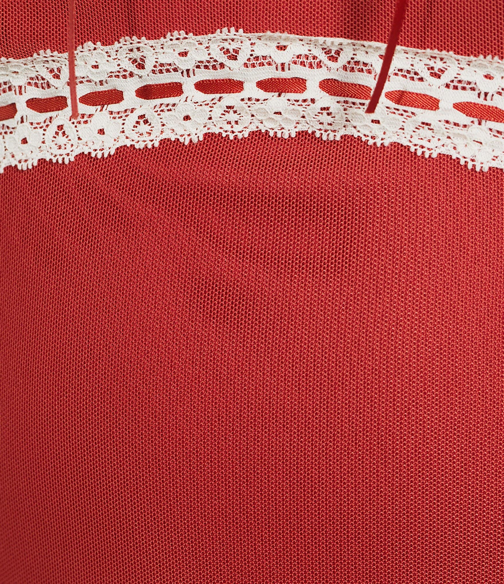Honey & Sparkle Mesh Short Flutter Sleeve Tie Back Top