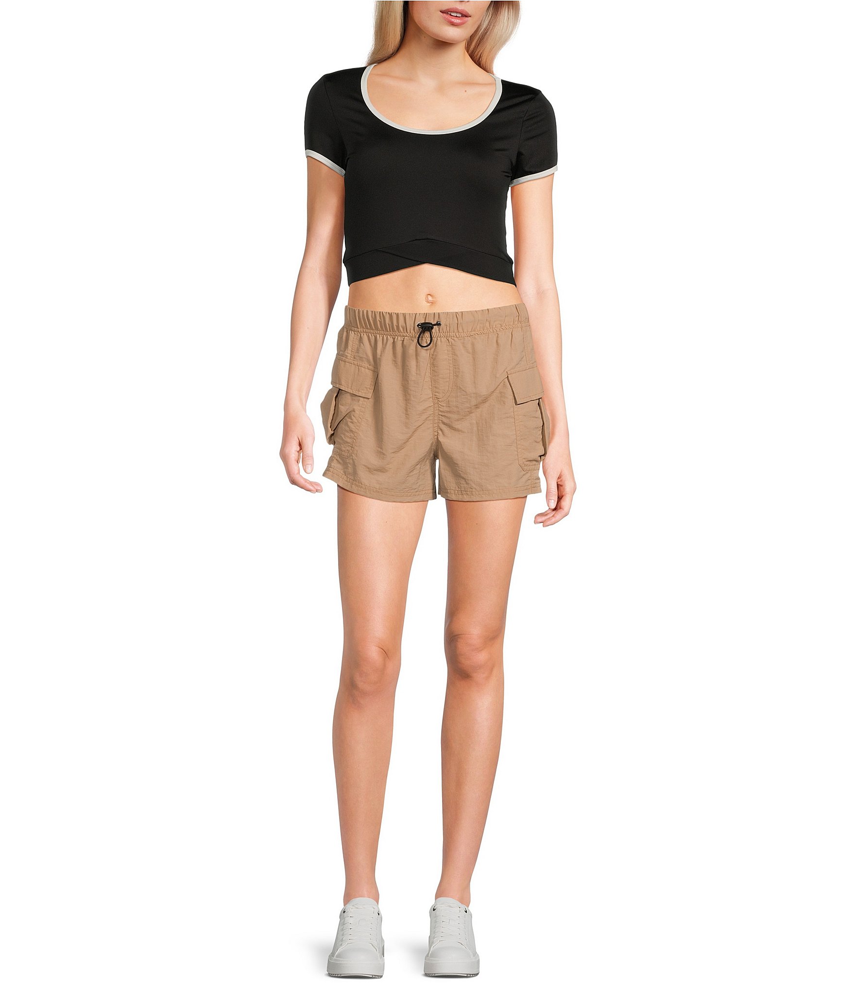 Honey & Sparkle Parachute Cargo Shorts