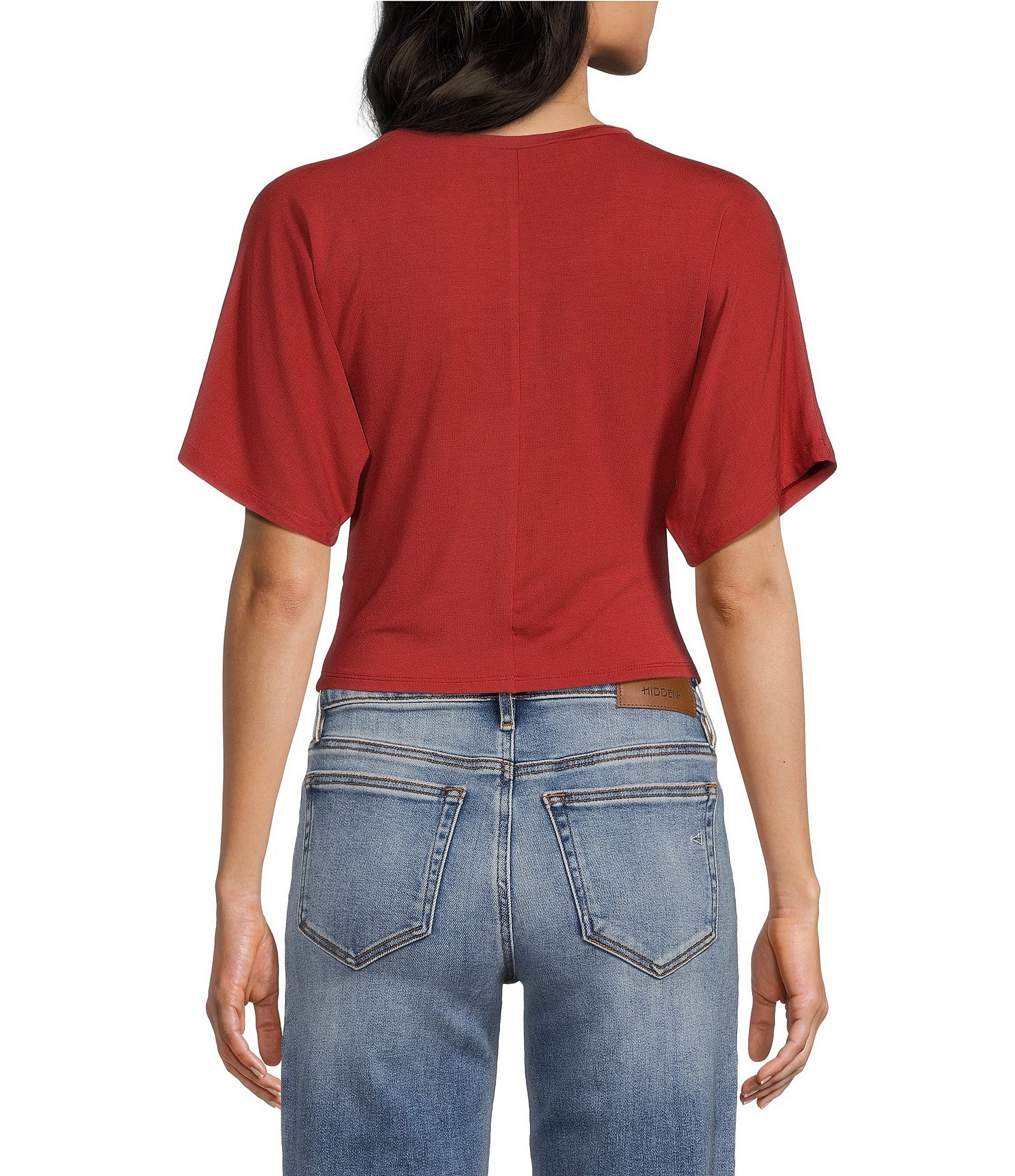 Honey & Sparkle Short Sleeve Side Cinch Tee