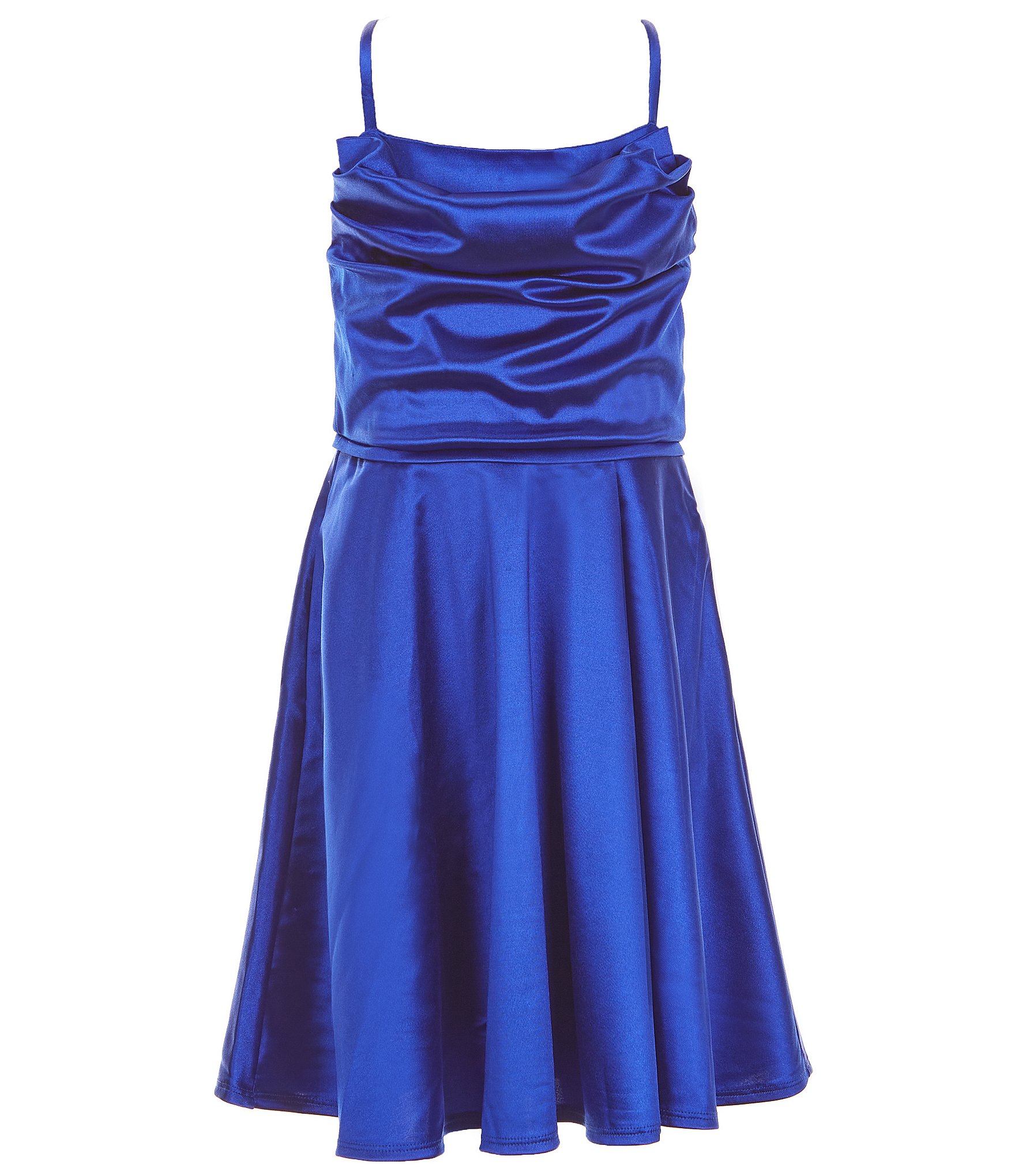 Honey and Rosie Big Girls 7-16 Sleeveless Satin A-Line Dress | Dillard's